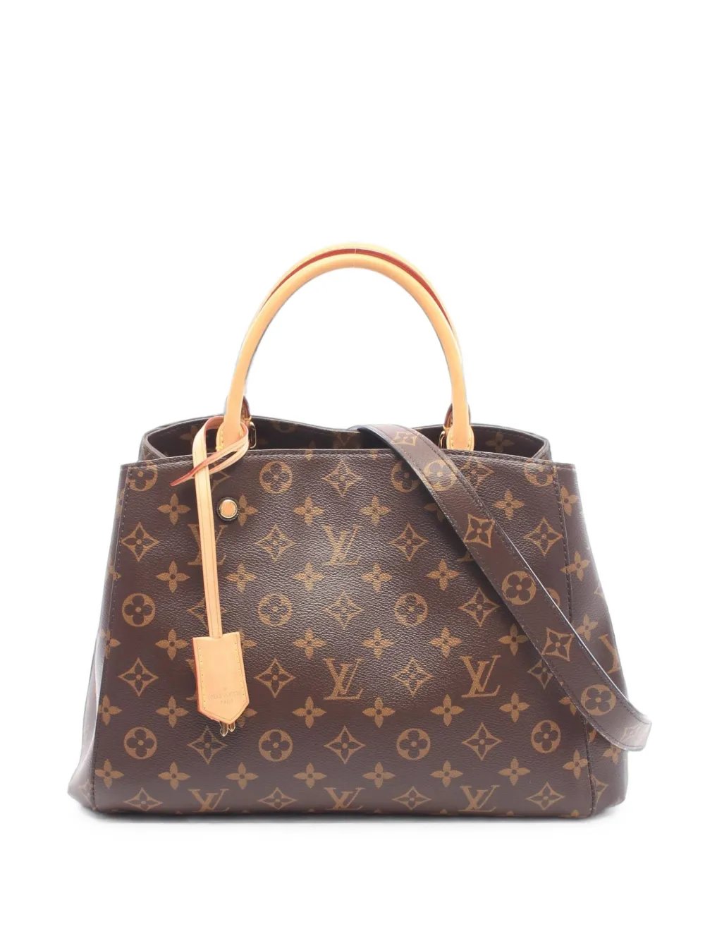 2015 MM Montaigne Monogram canvas tote bag