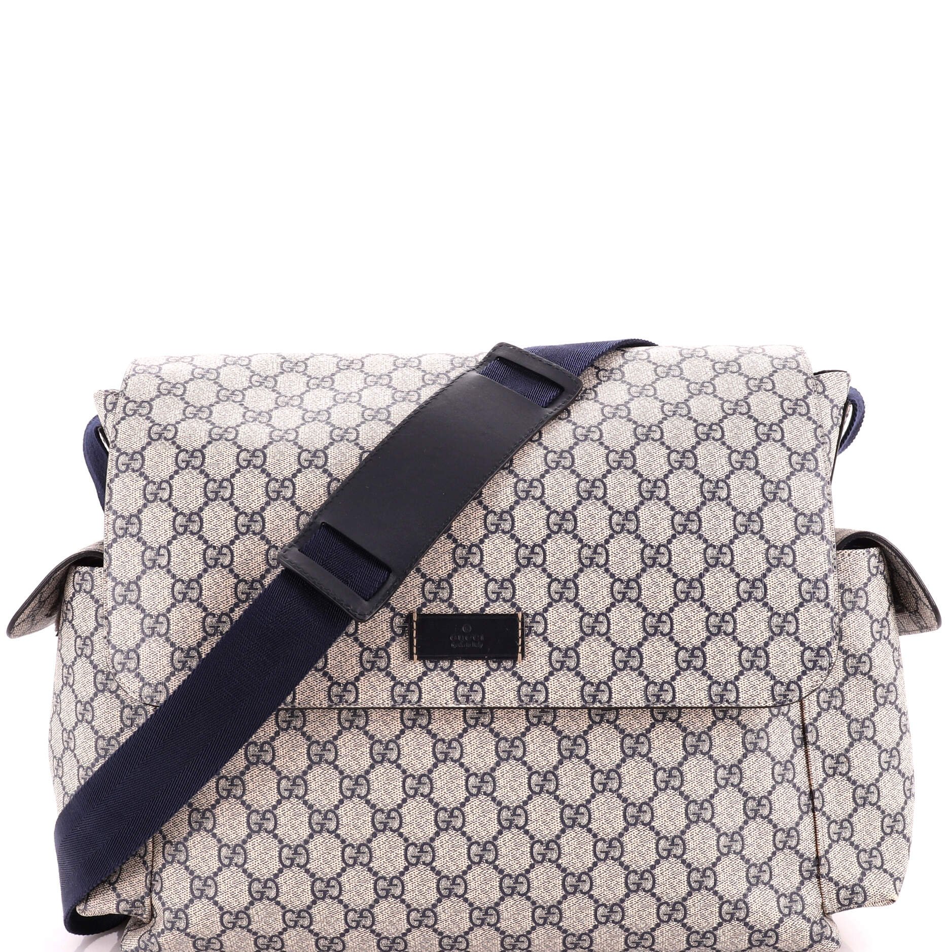 Diaper Bag GG Coated Canvas