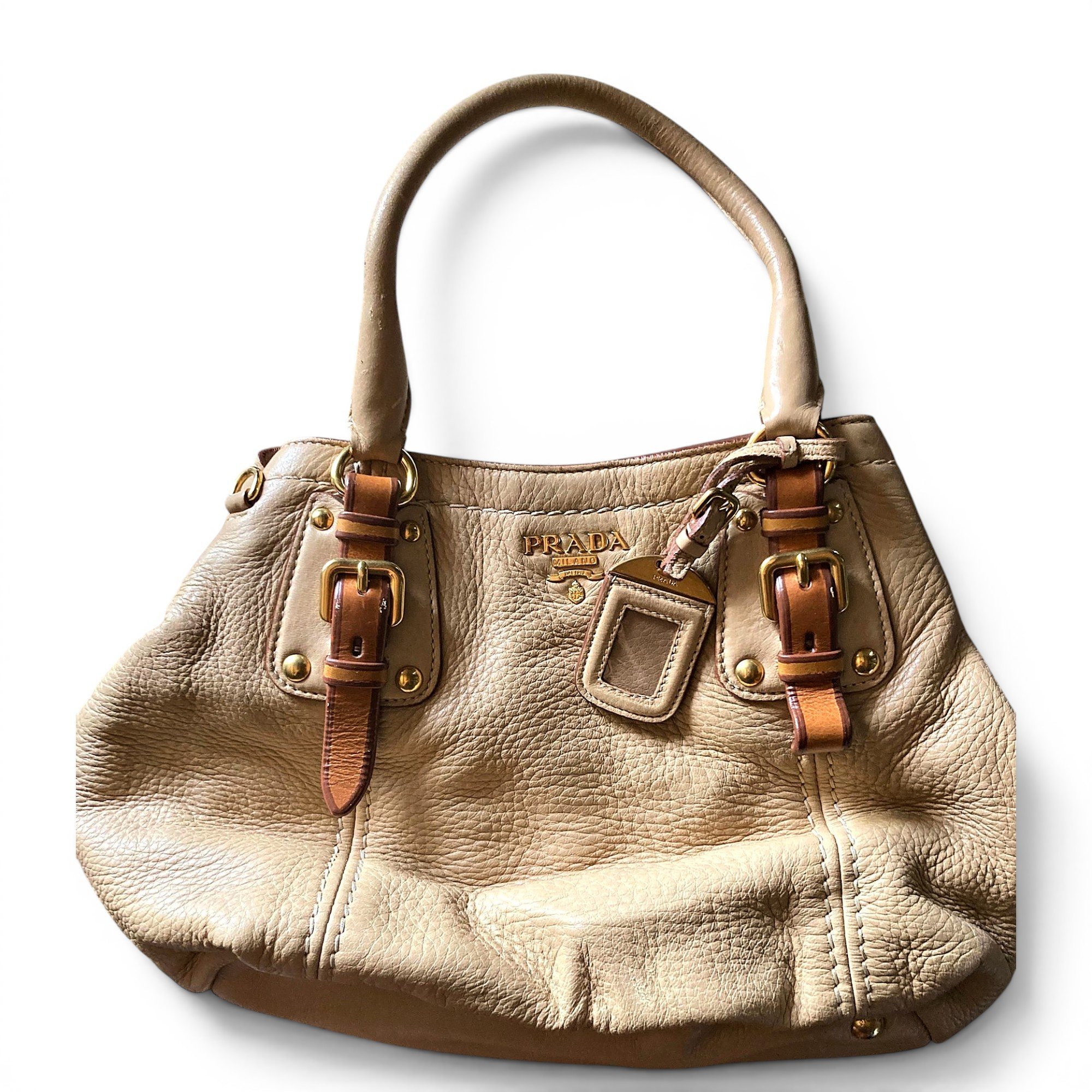 Leather handbag