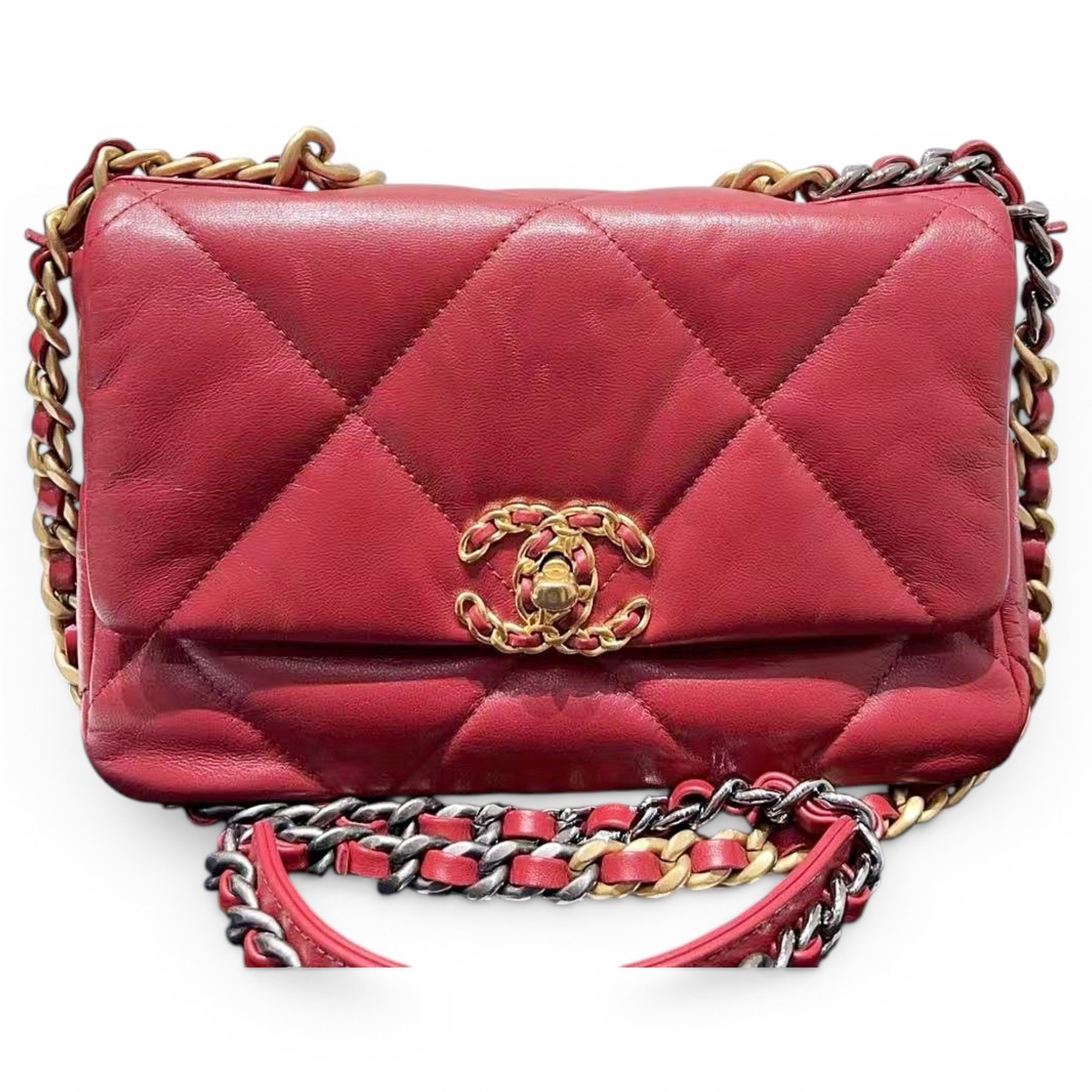 Chanel 19 leather handbag