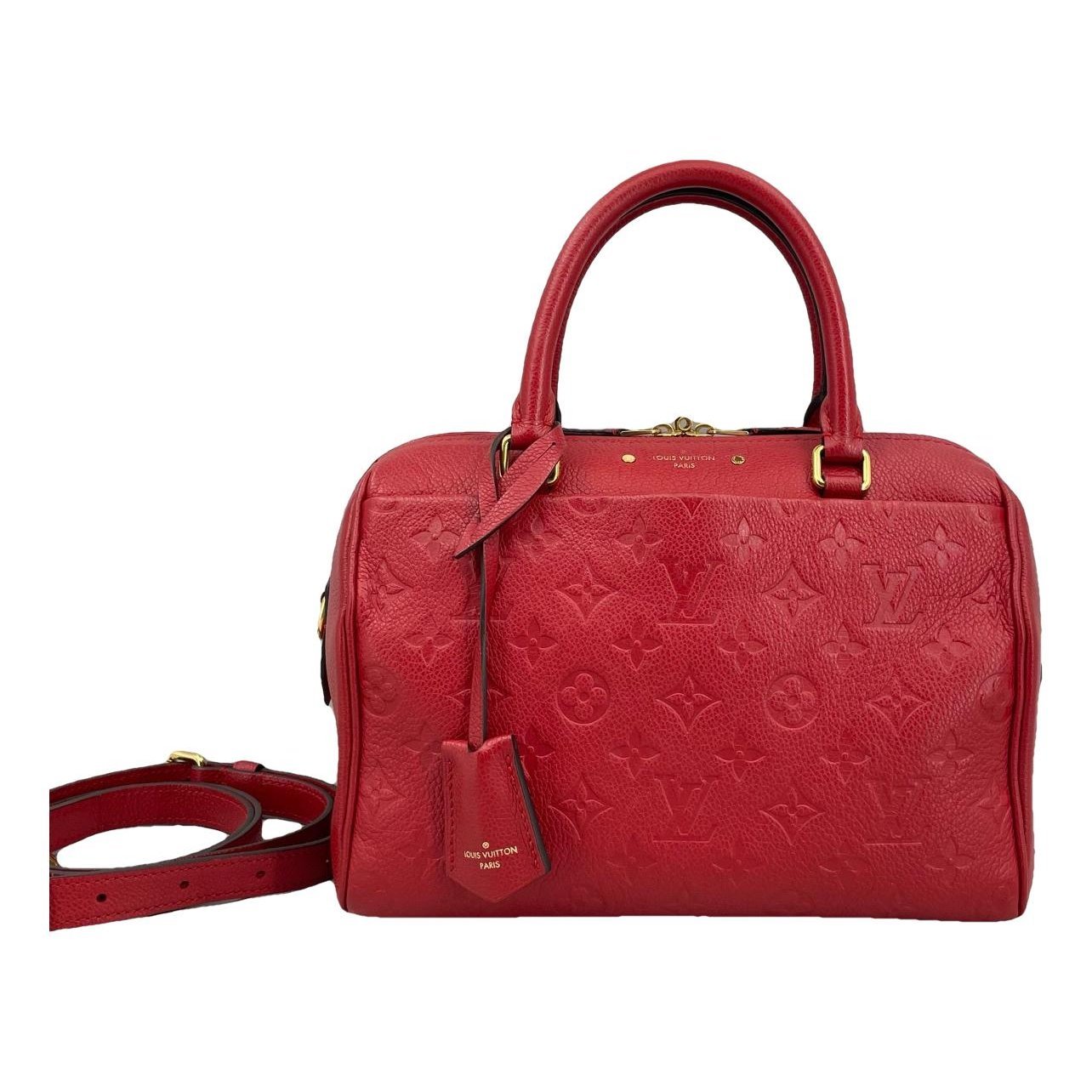 Speedy leather handbag