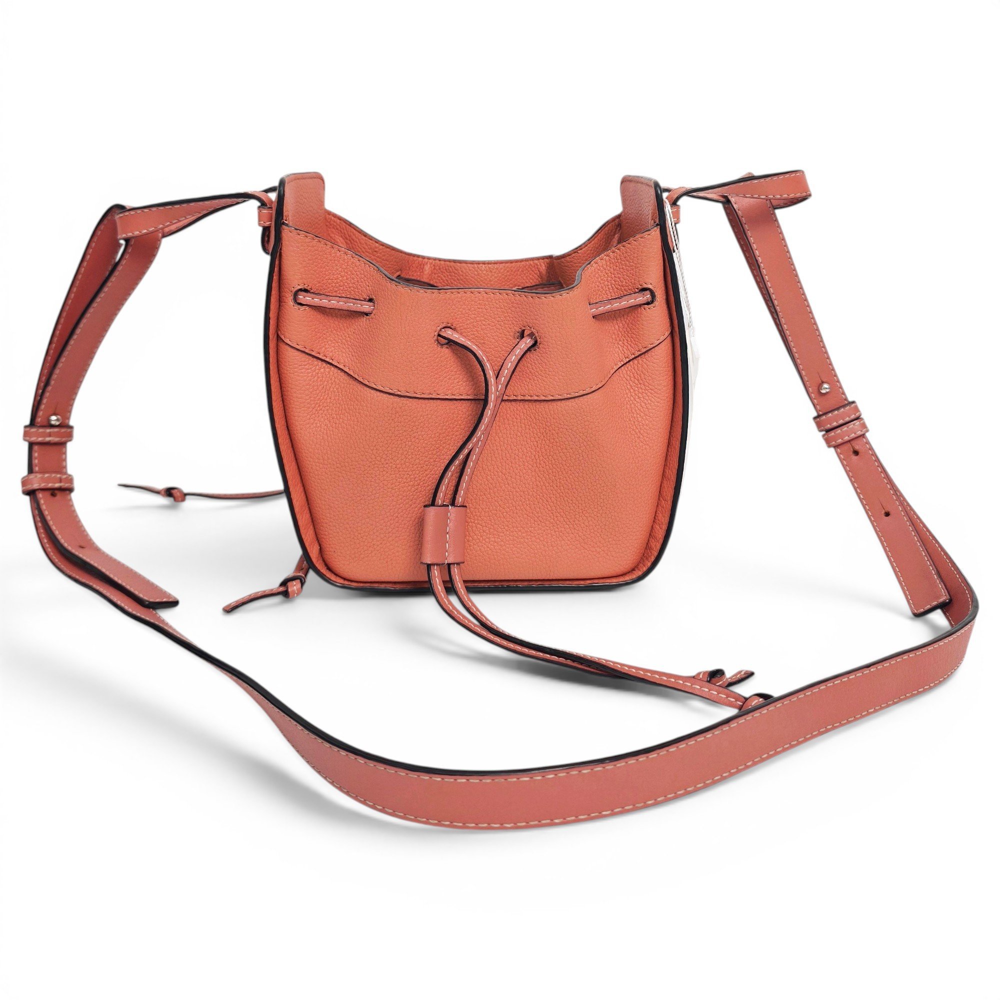 Hammock leather handbag