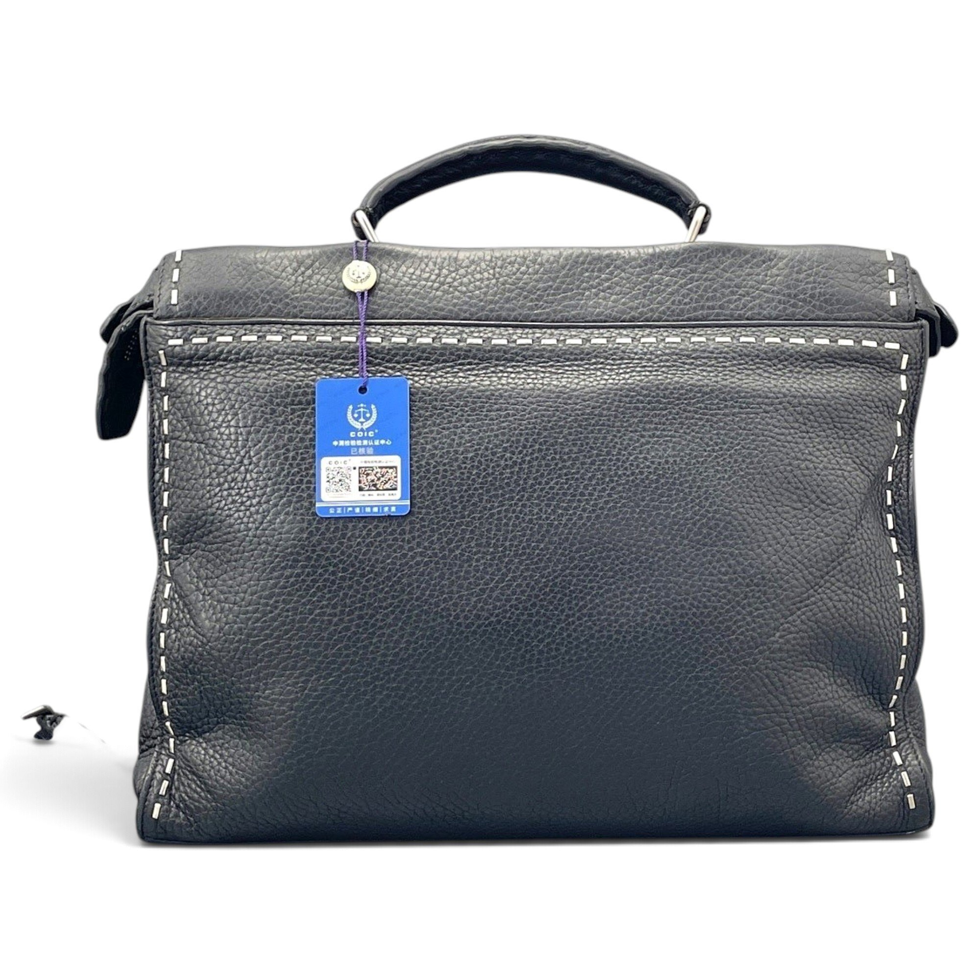 Leather handbag