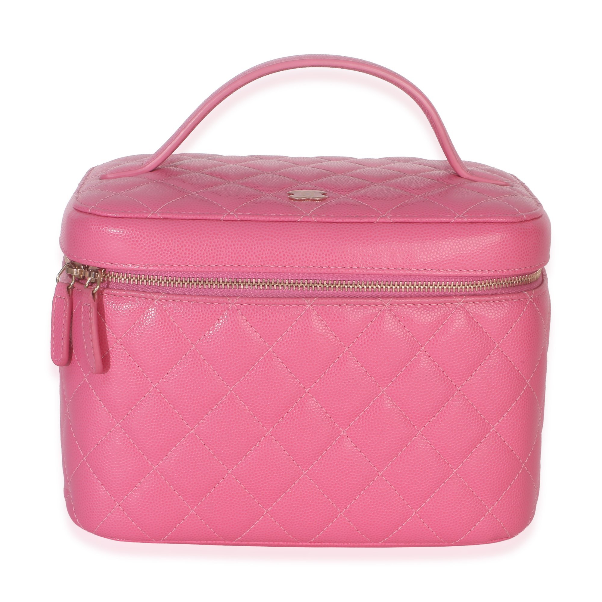 Vanity leather handbag