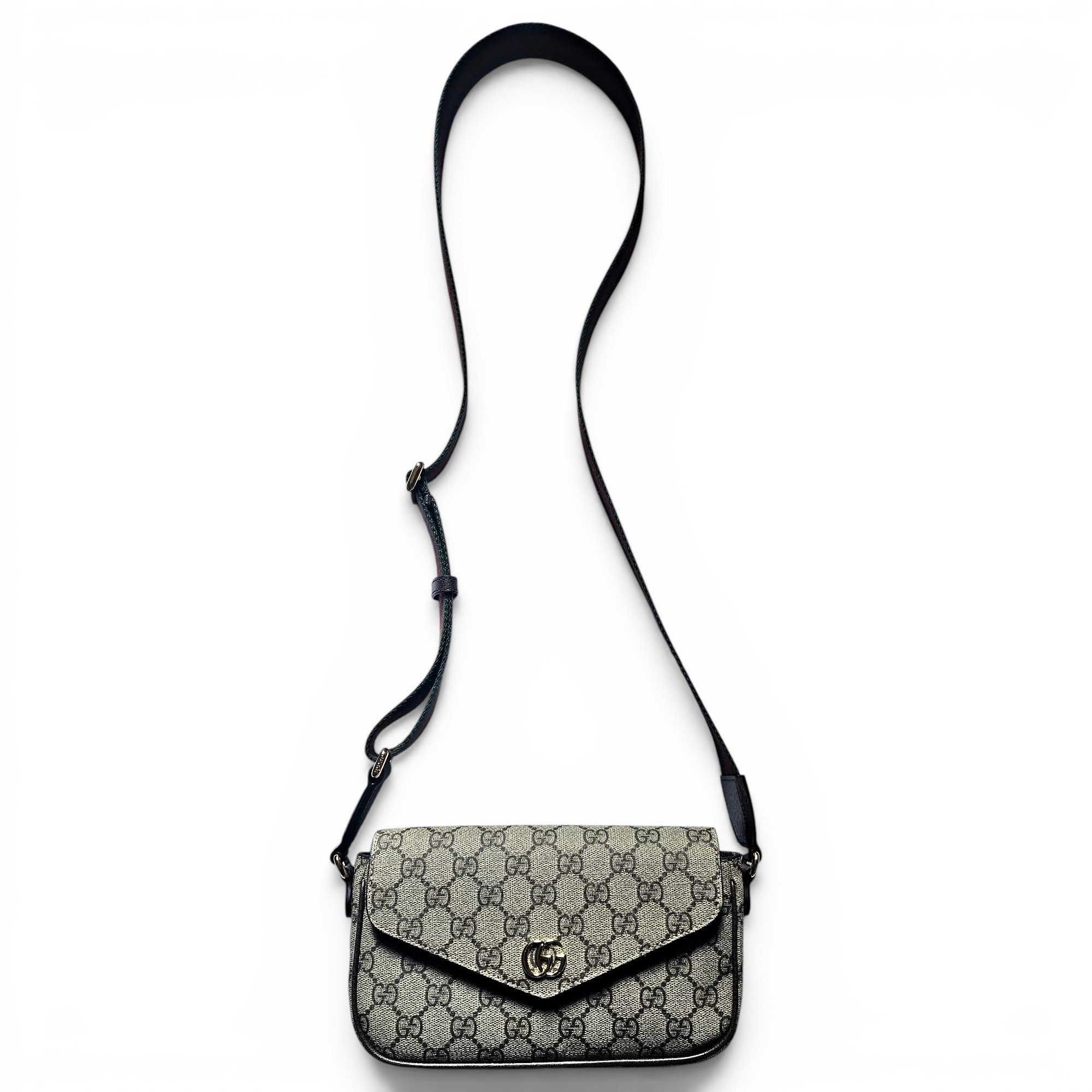 Ophidia leather clutch bag