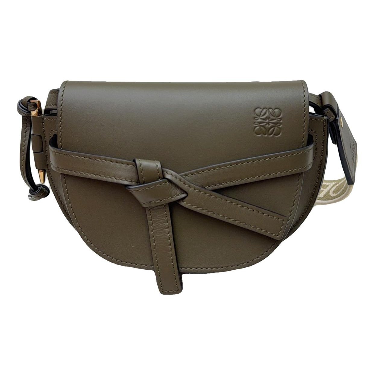 Gate leather crossbody bag