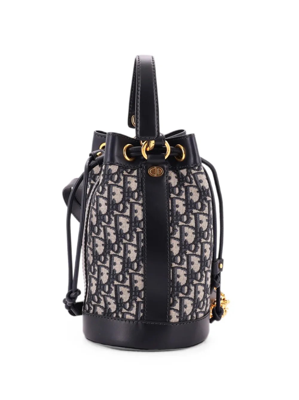 Drawstring Oblique Canvas Small backpack