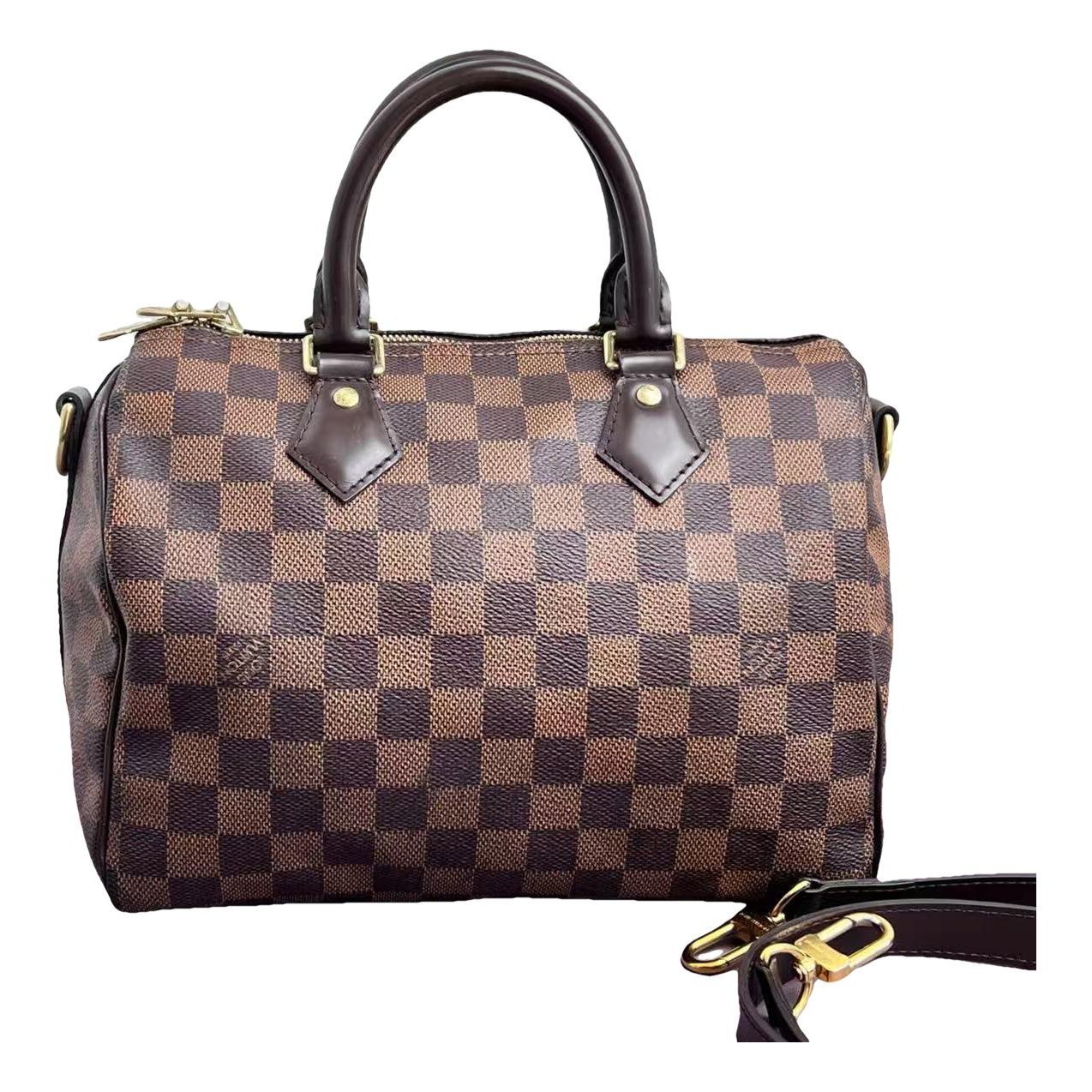 Speedy leather handbag