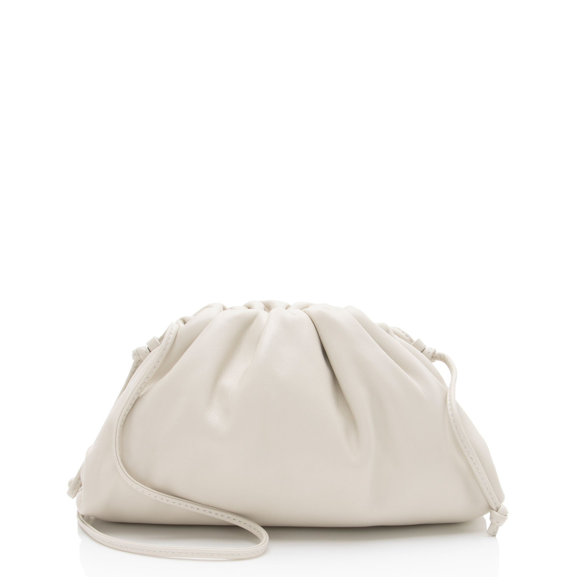 Pouch leather handbag