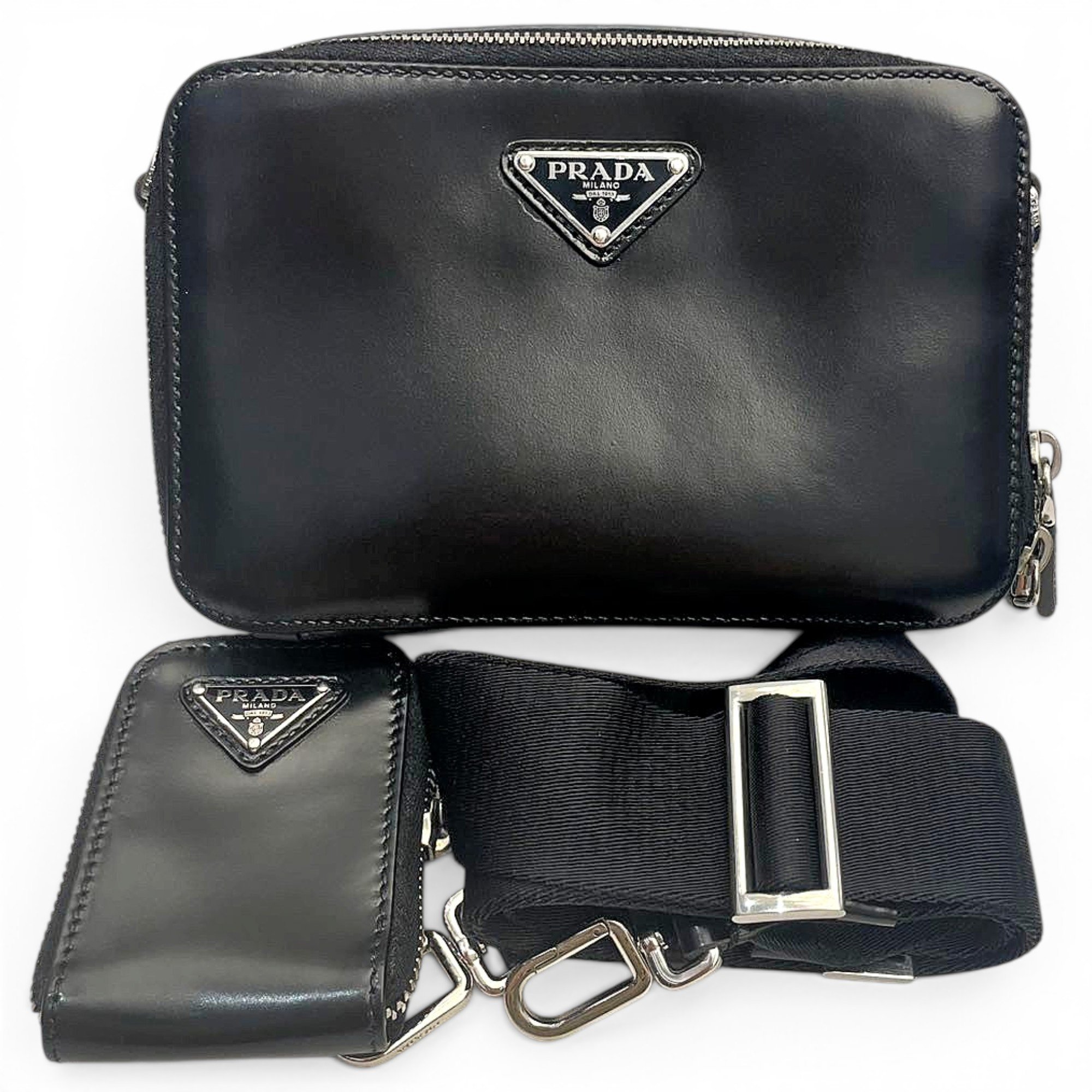 Prada Leather crossbody bag