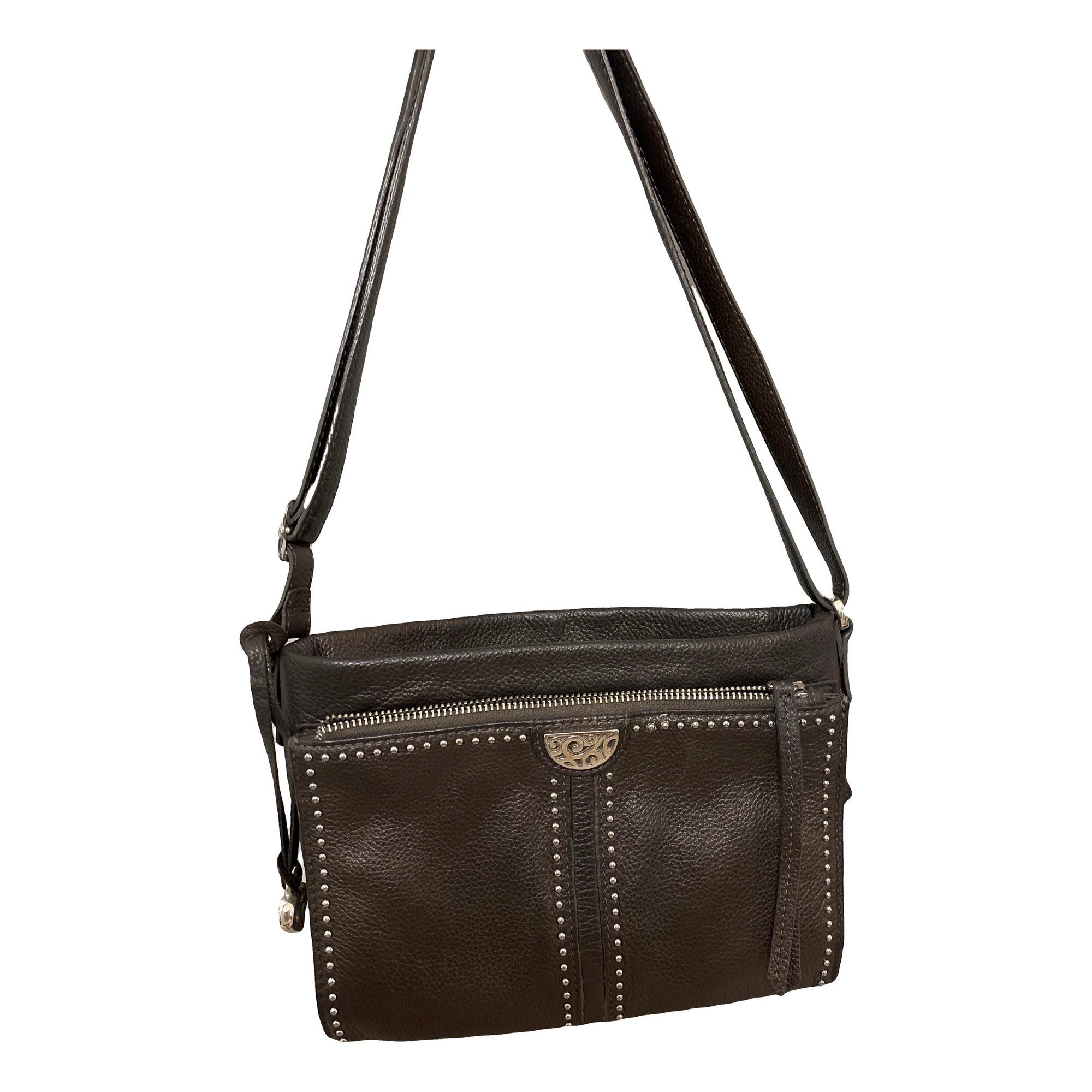 Leather crossbody bag