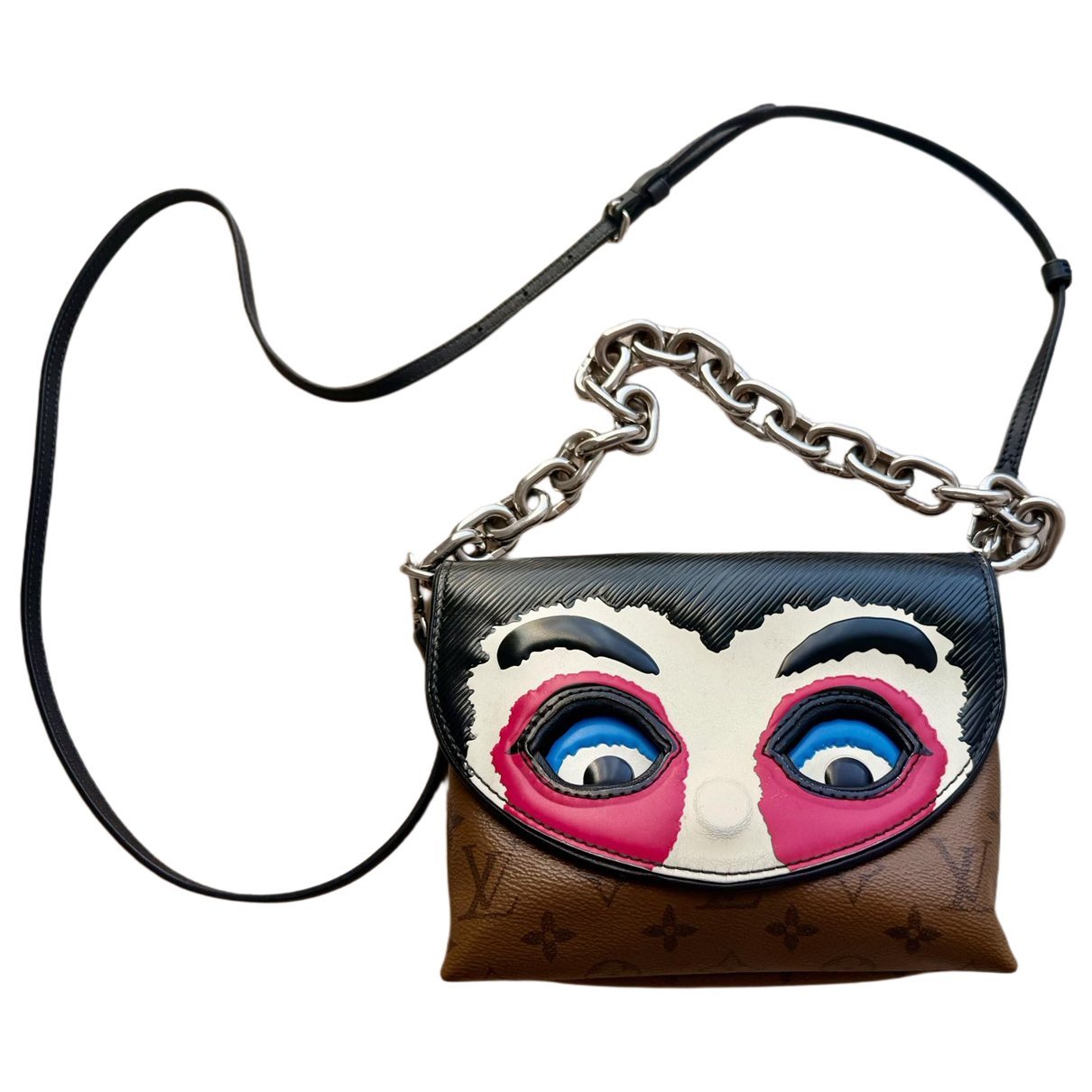 Kabuki leather handbag