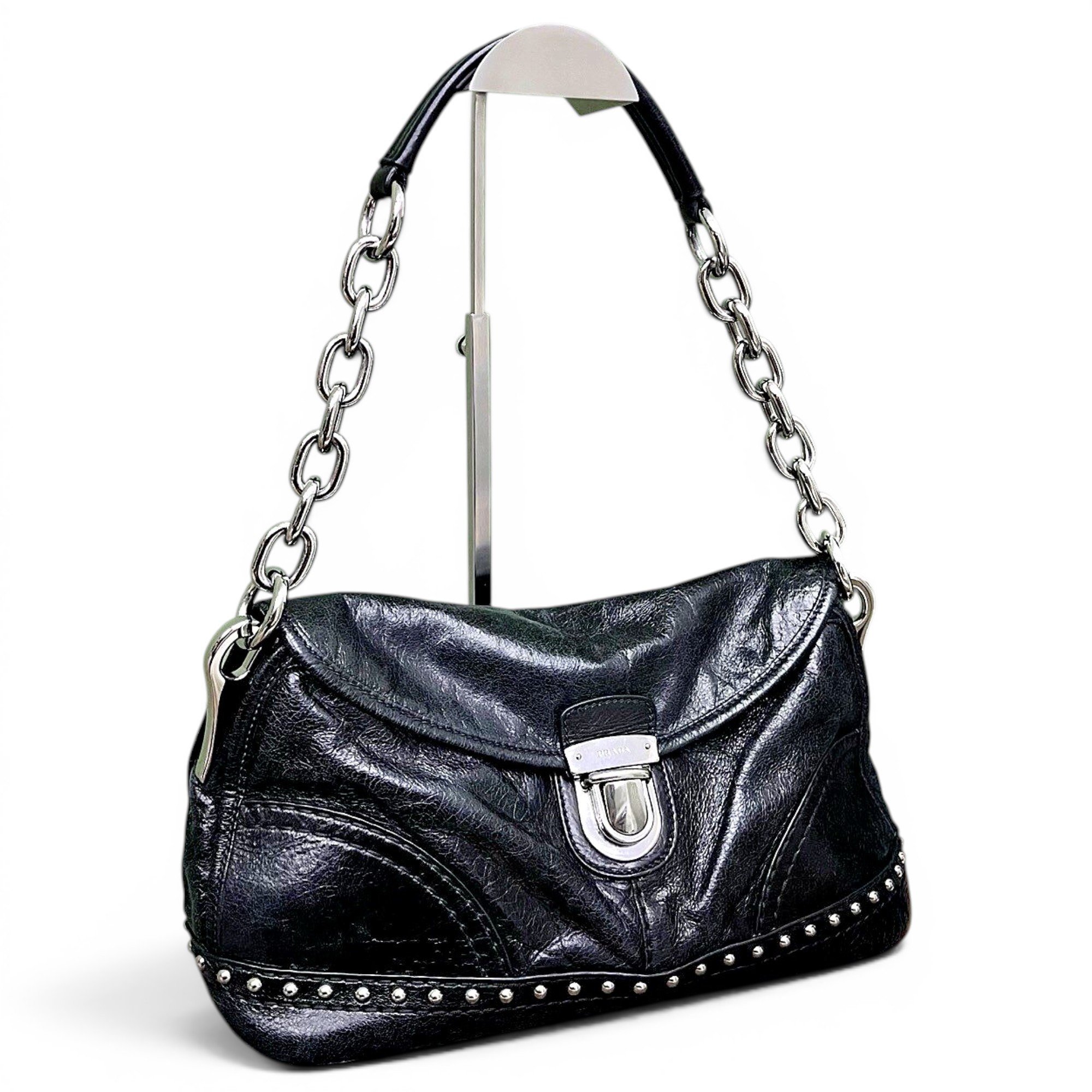 Leather handbag