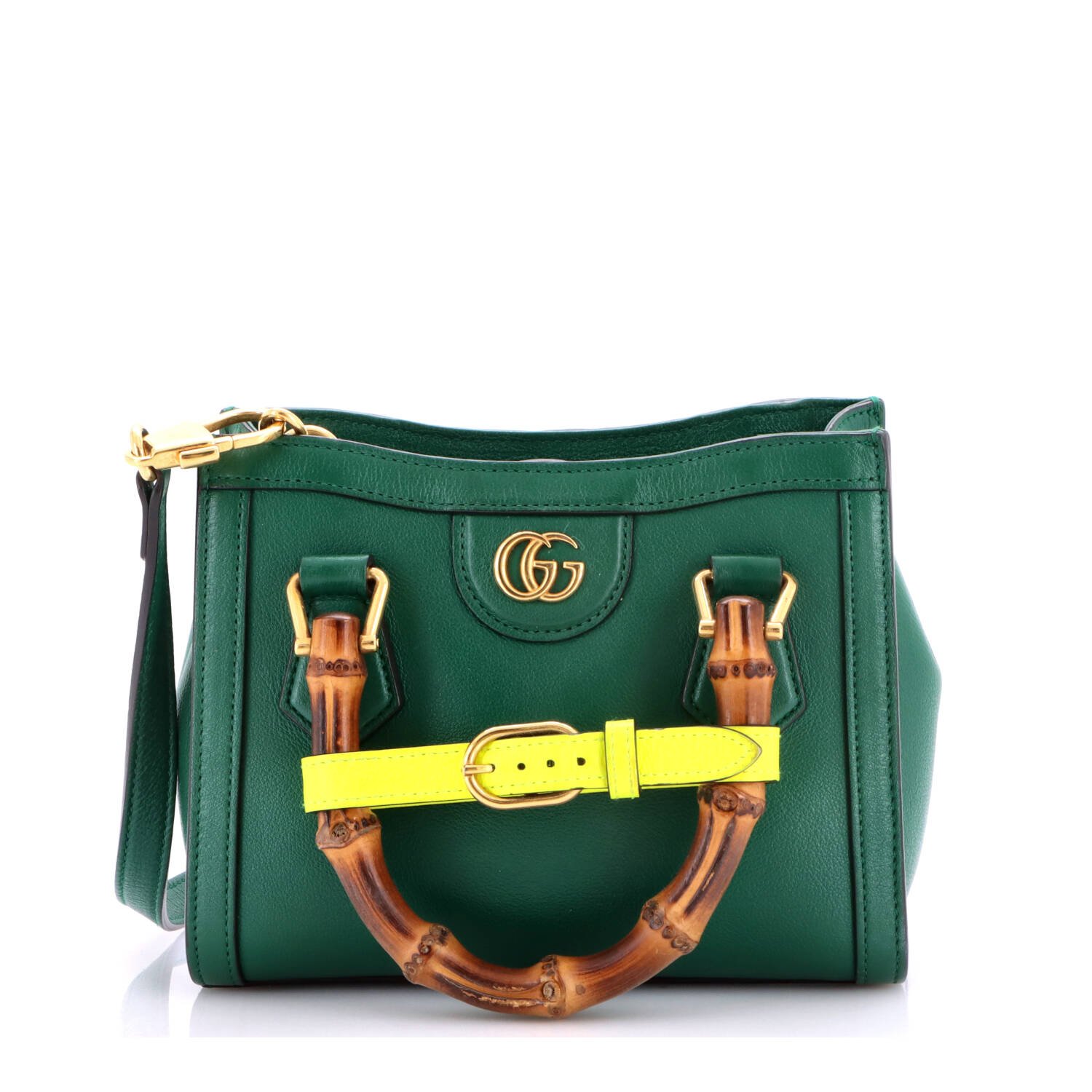 Gucci Diana NM Bamboo Handle Tote Leather Mini