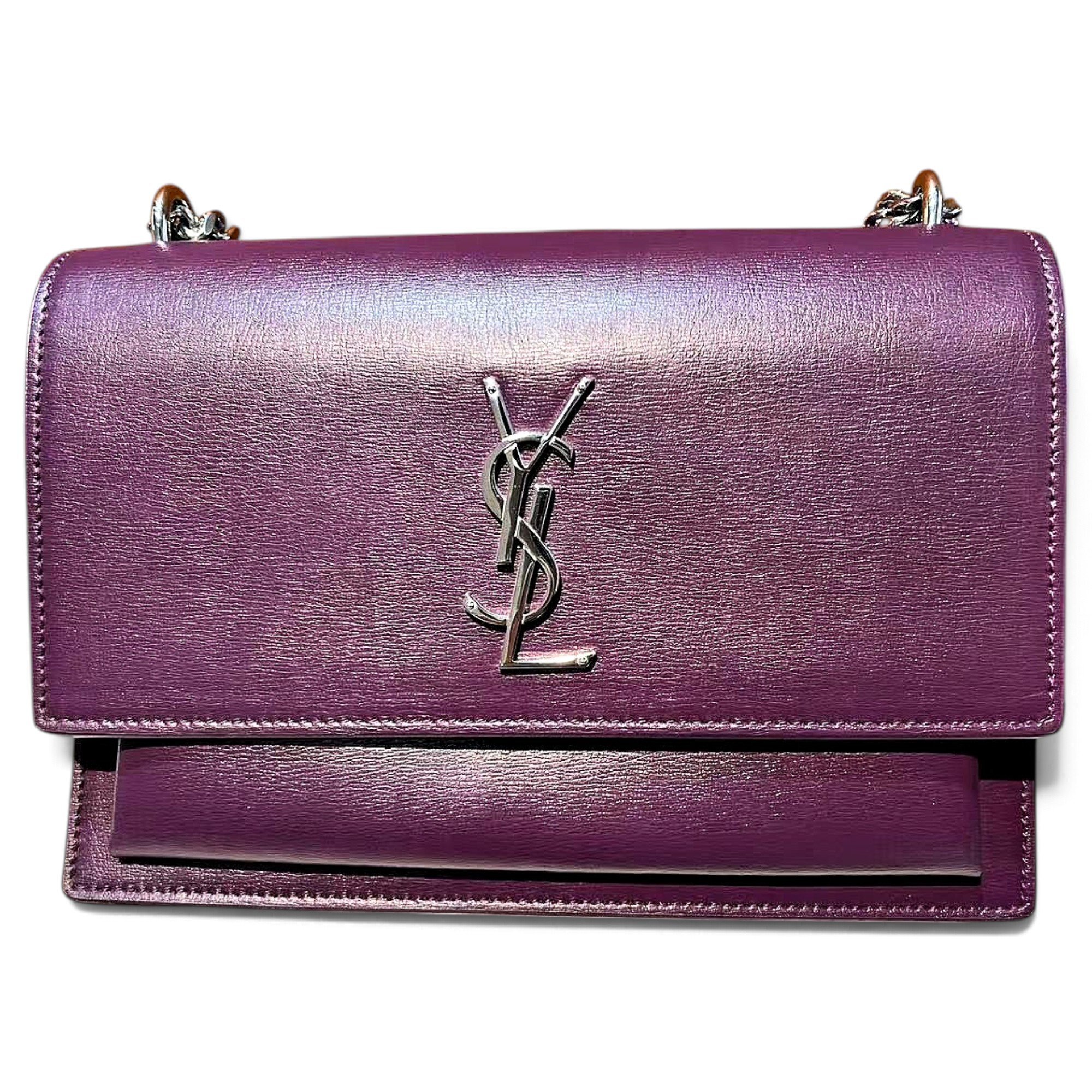 Saint Laurent Sunset leather tote