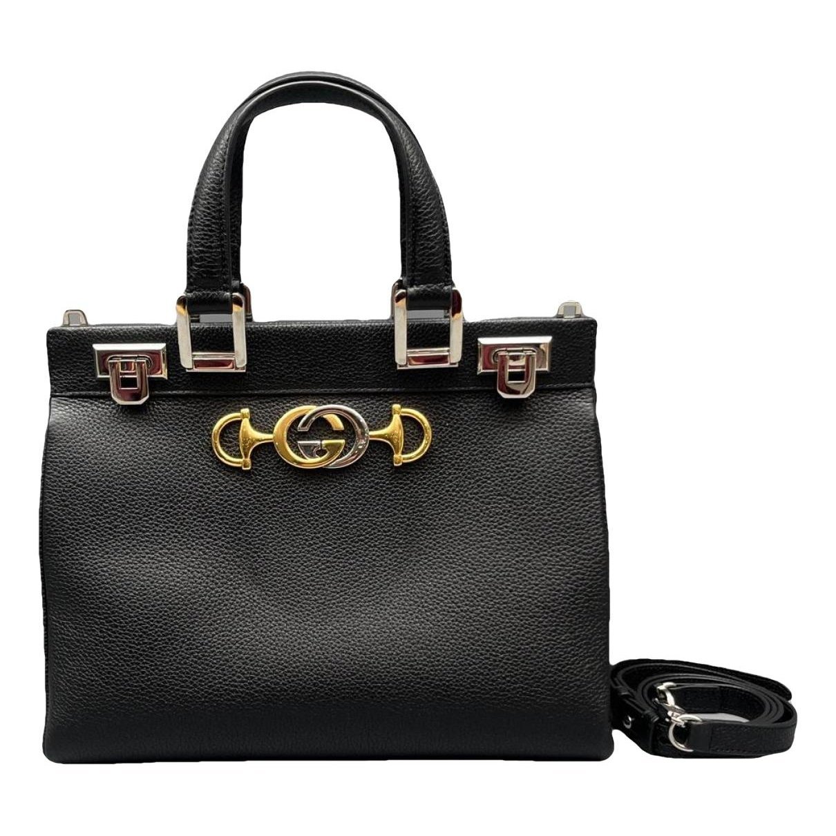 Zumi leather handbag