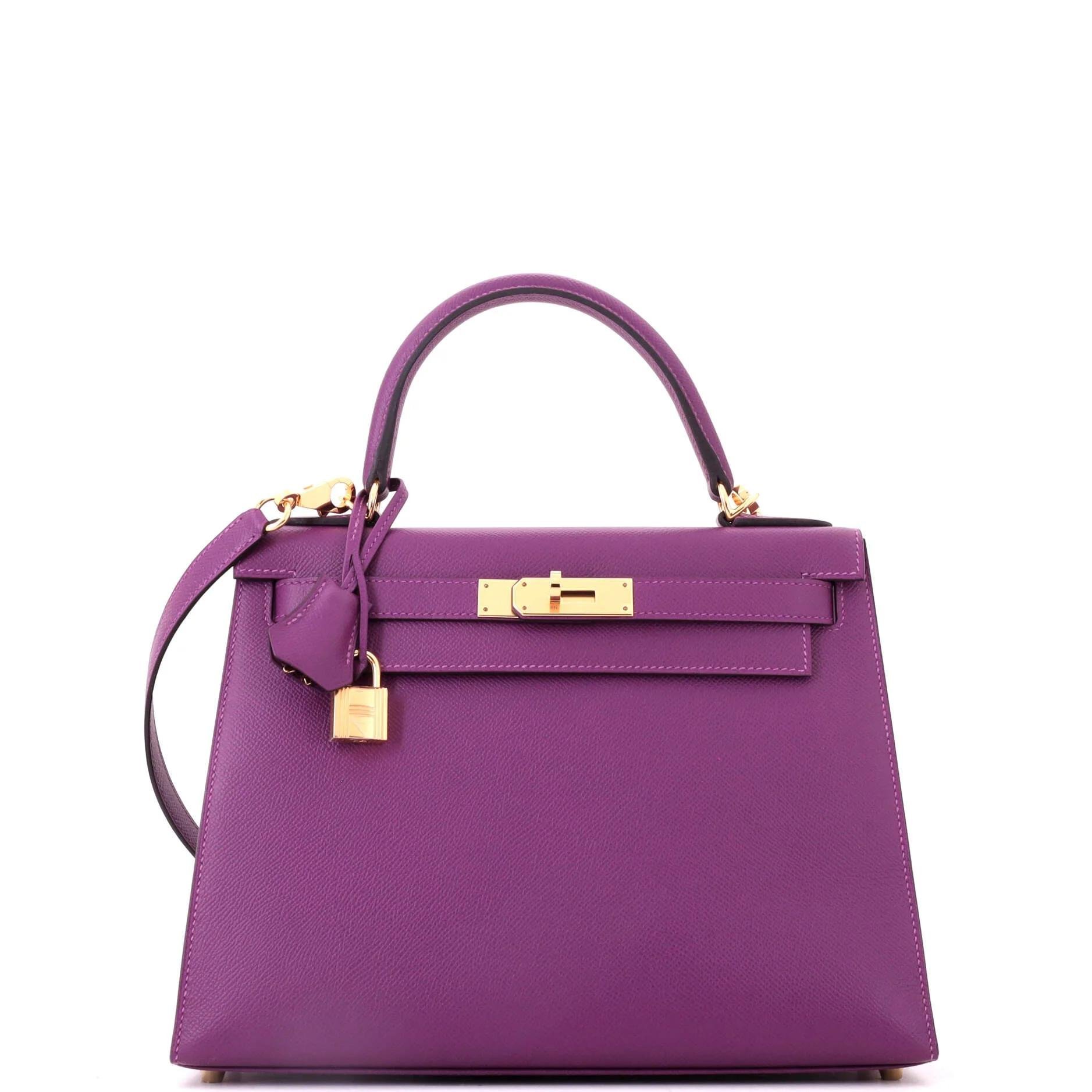 Kelly 28 leather handbag