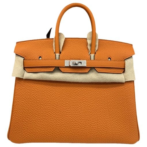 Birkin 25 leather handbag