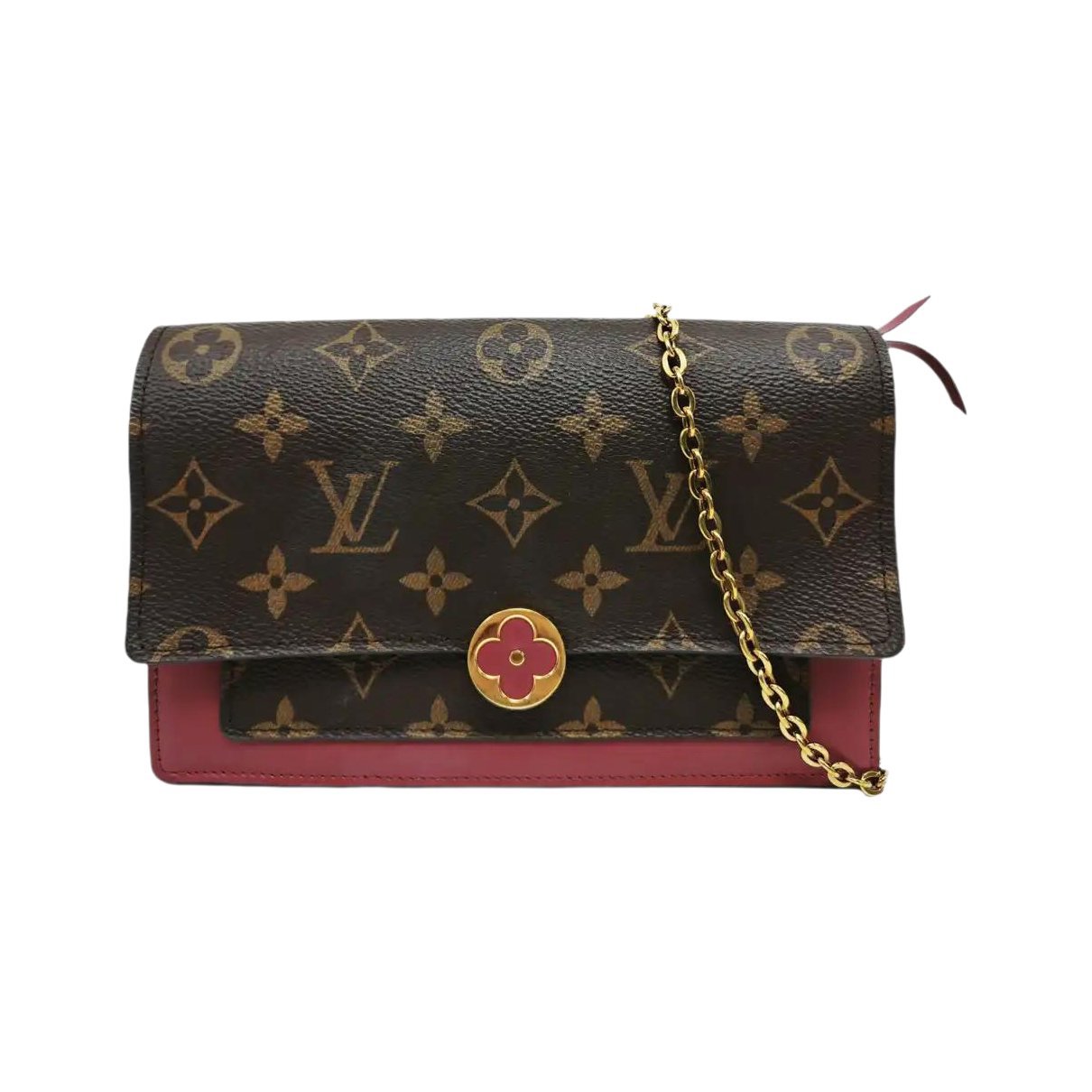 Chaîne Flore leather crossbody bag