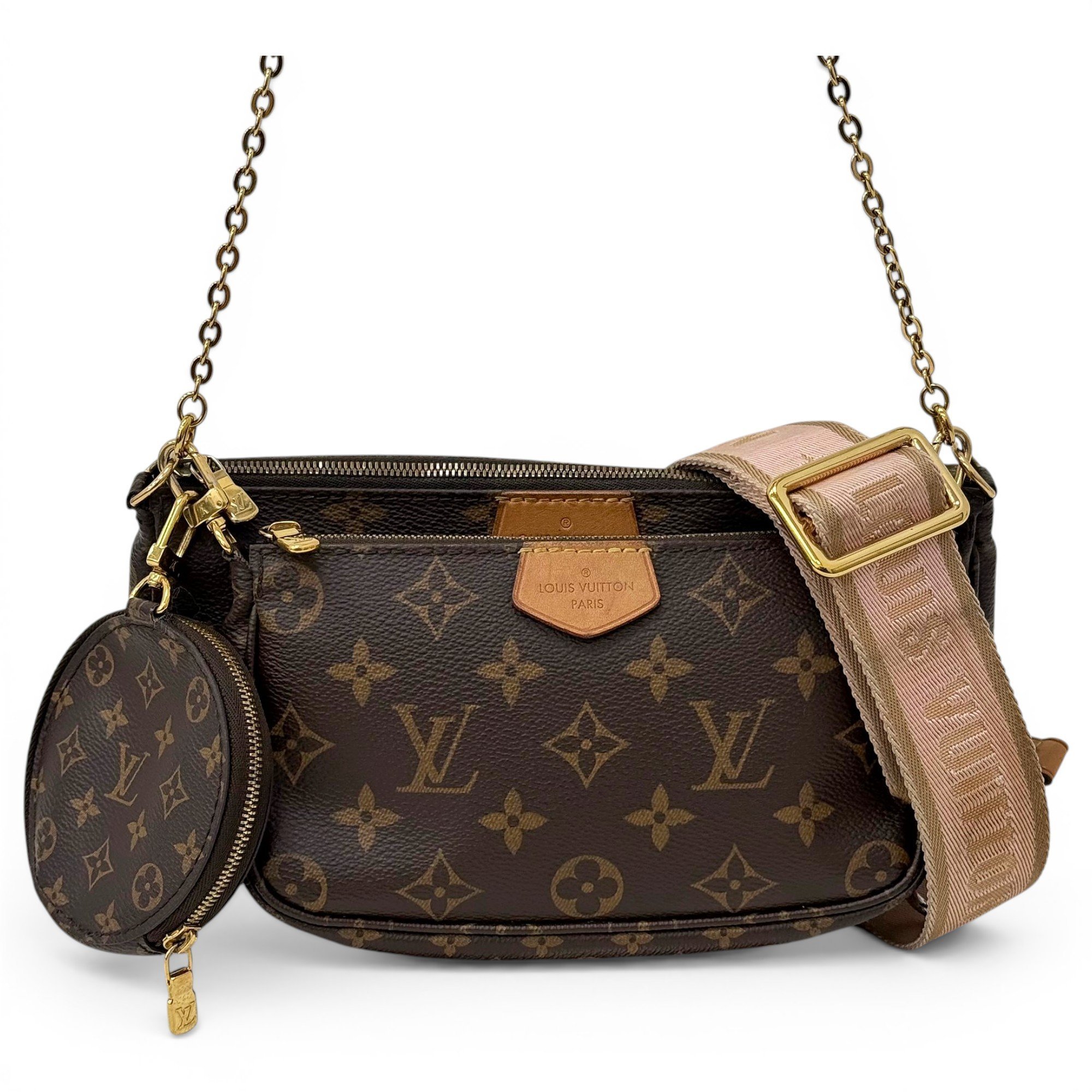 Multi Pochette Accessoires leather handbag