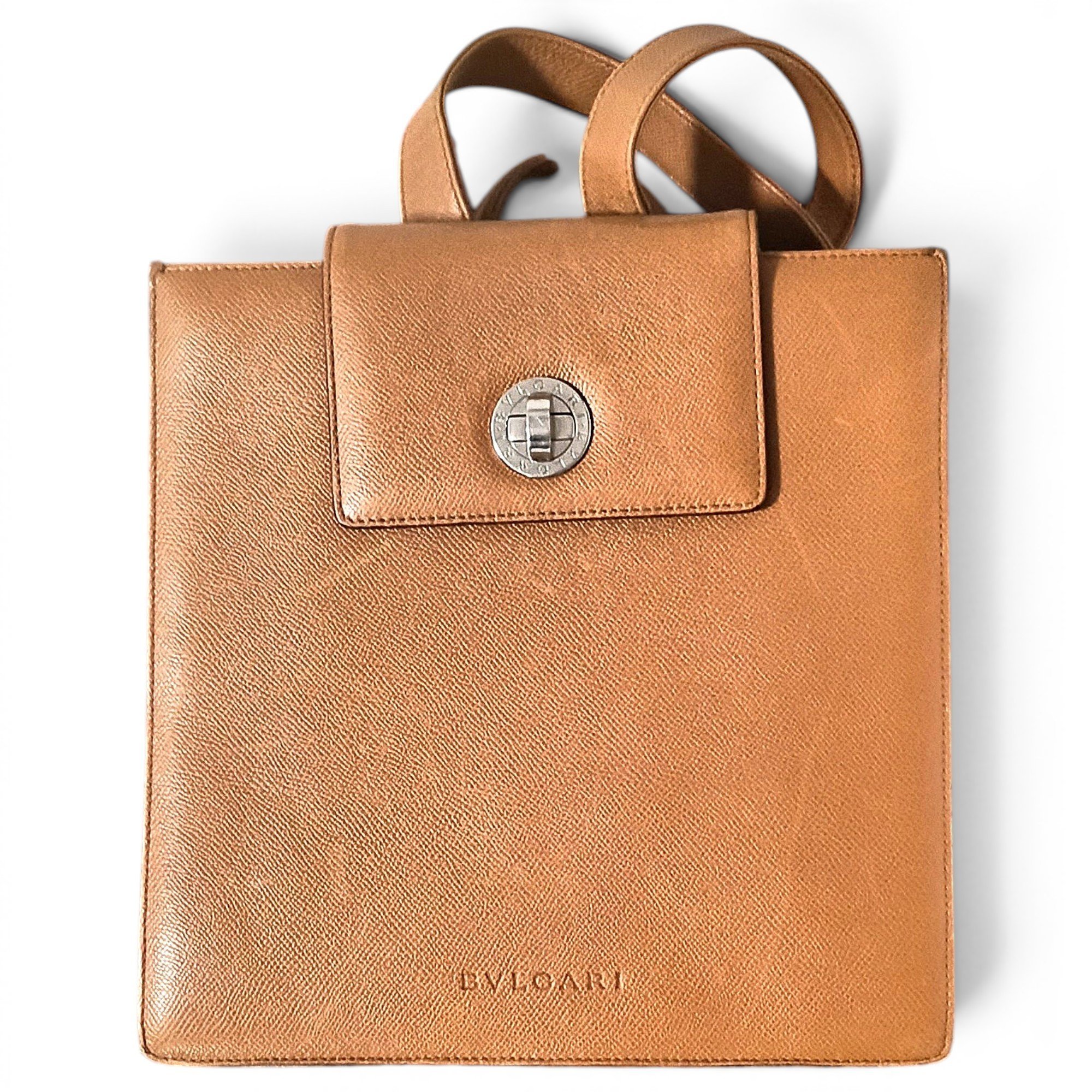 Leather backpack