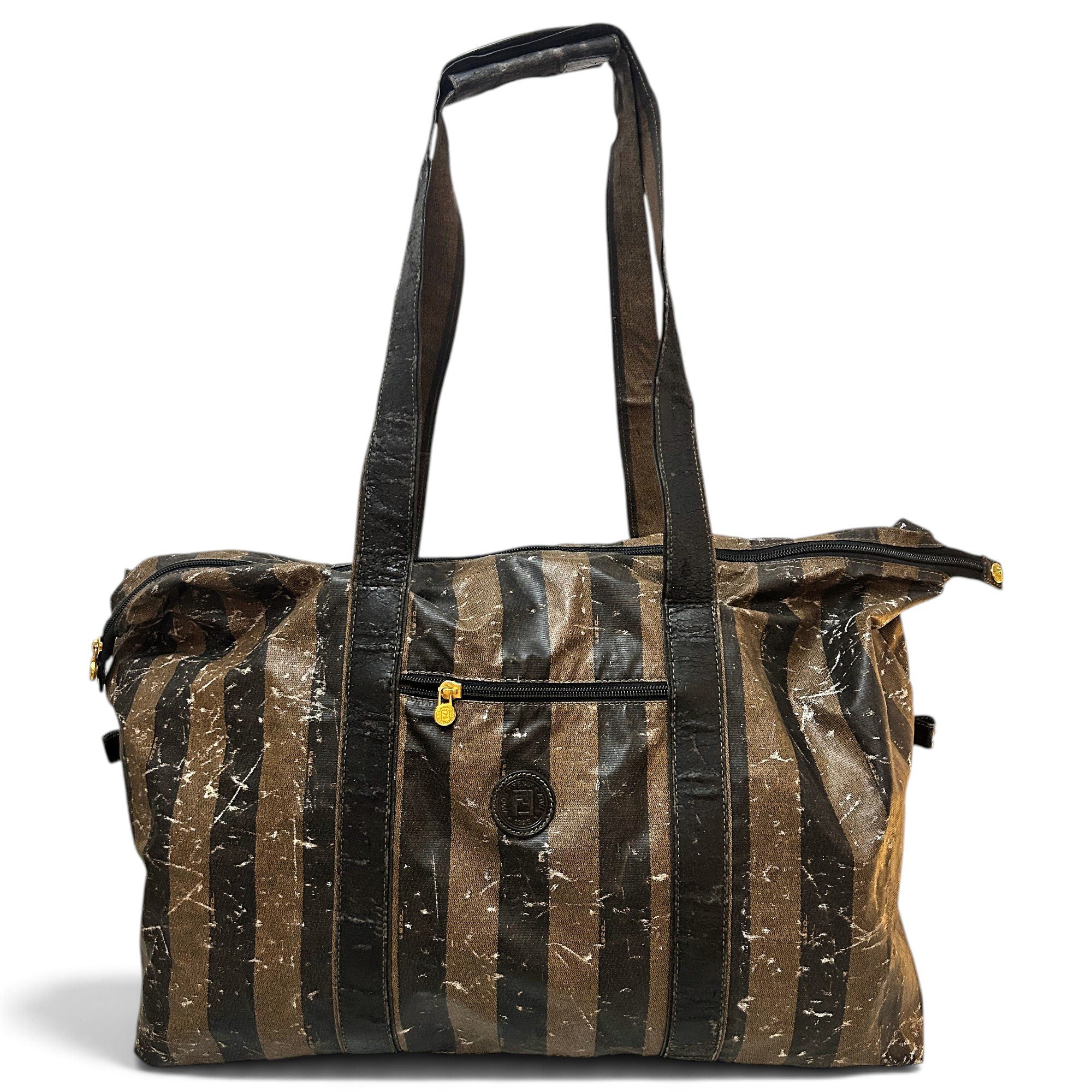 Leather travel bag
