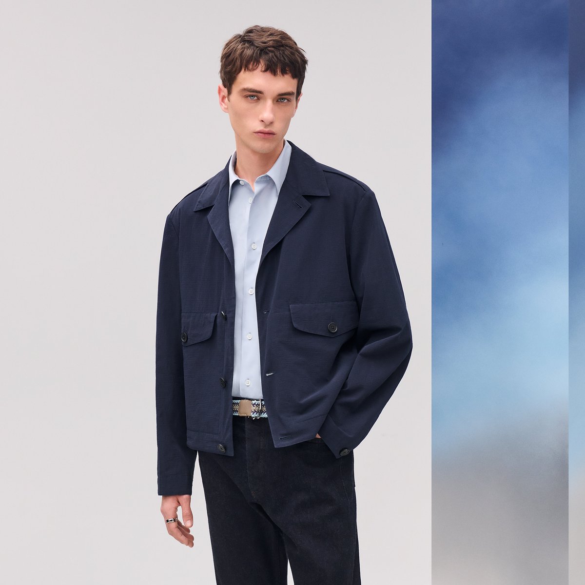 Straight cut jacket