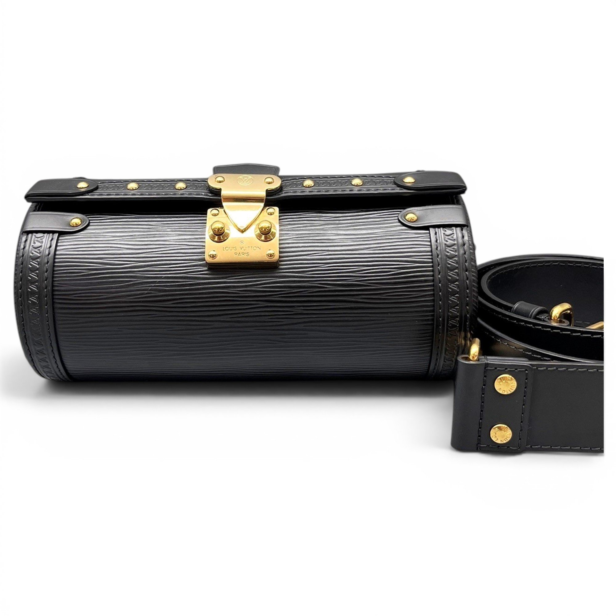 Papillon Trunk leather handbag