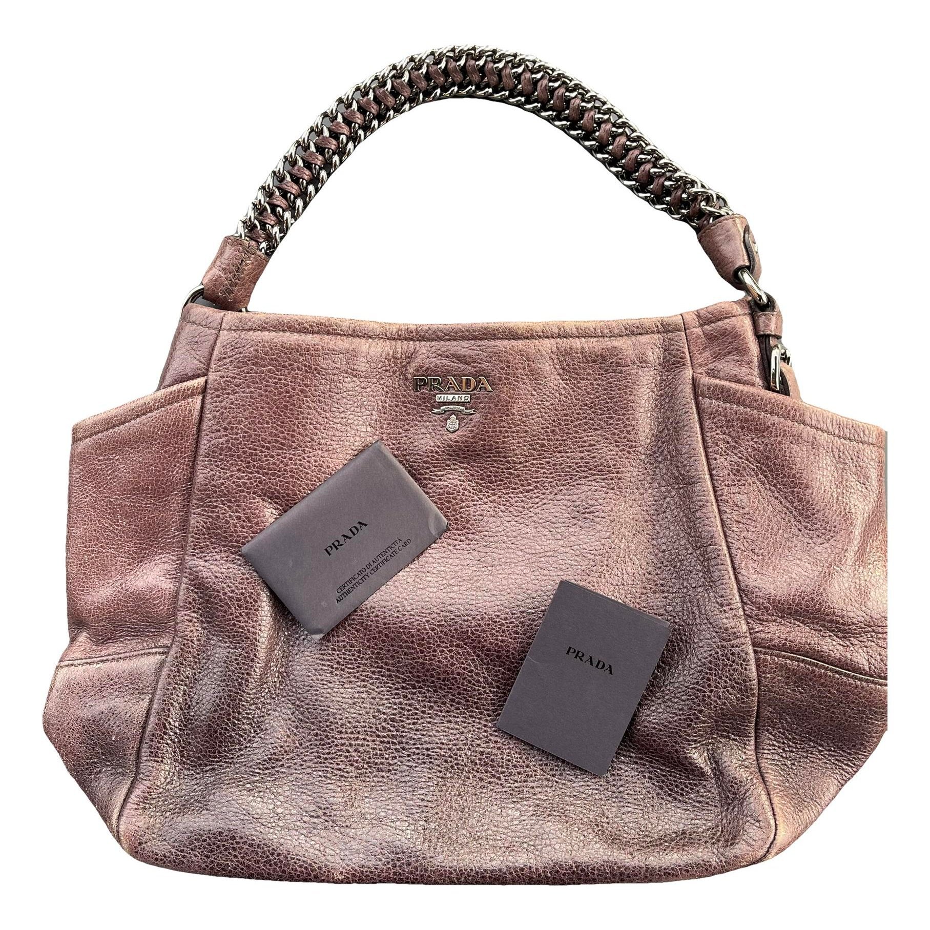 Leather handbag