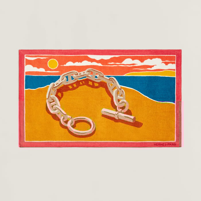Escale A La Plage Beach Towel