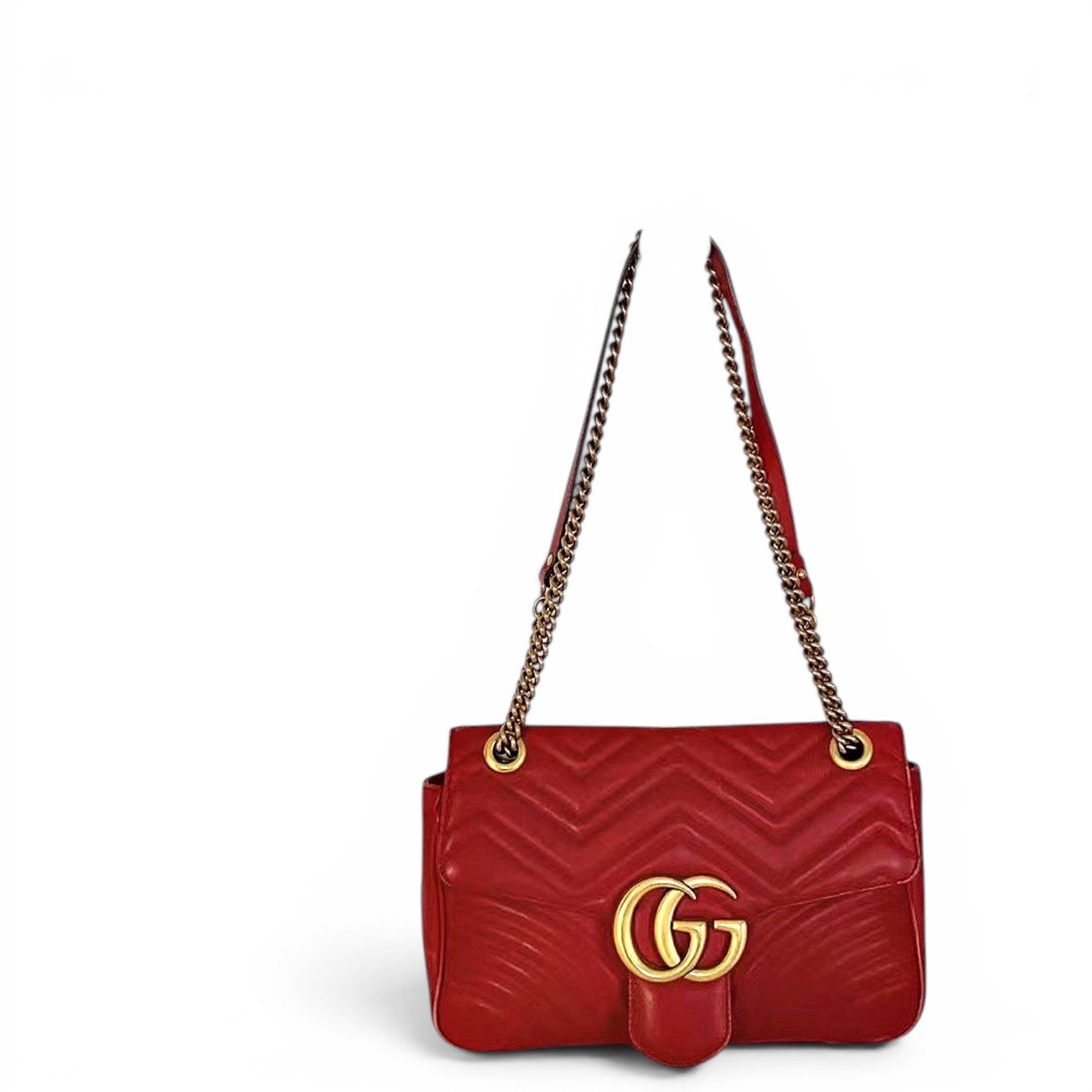 GG Marmont Flap leather handbag