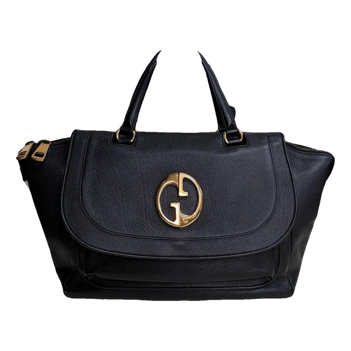 GG Running leather handbag