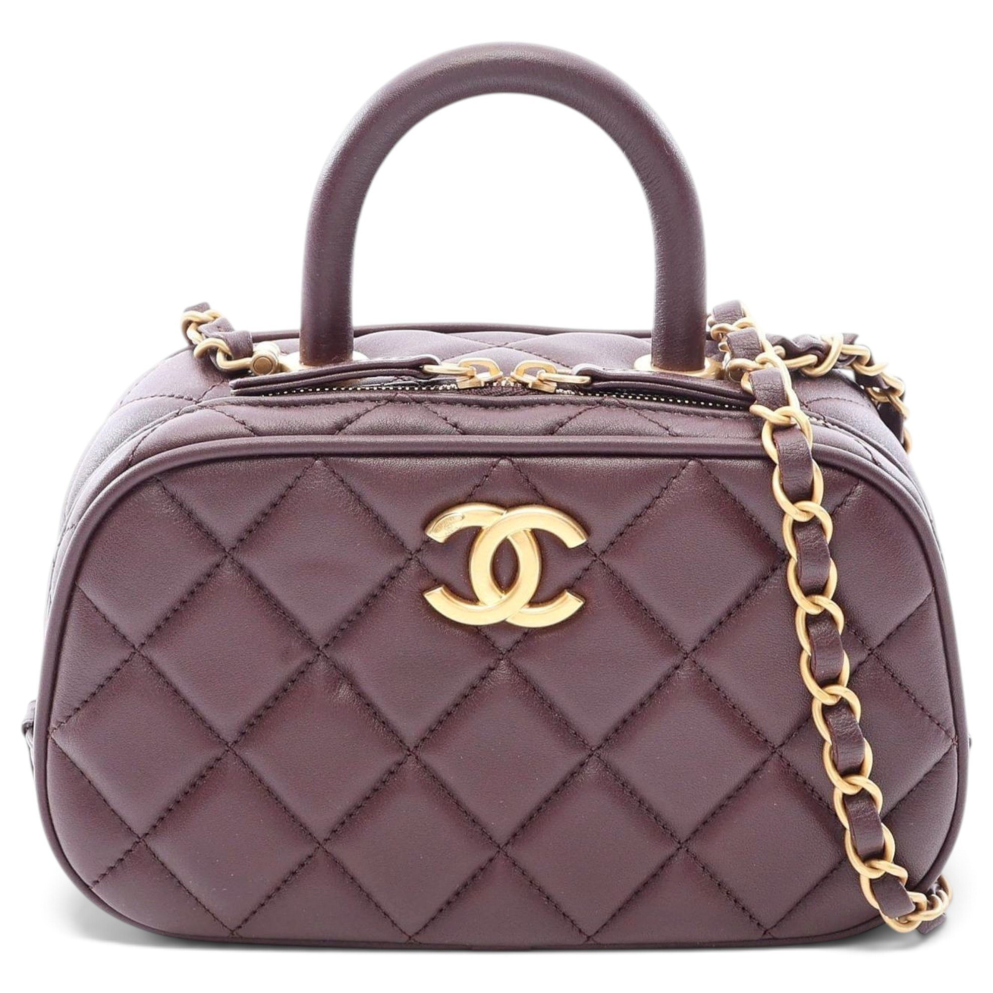 Bowling Bag leather handbag