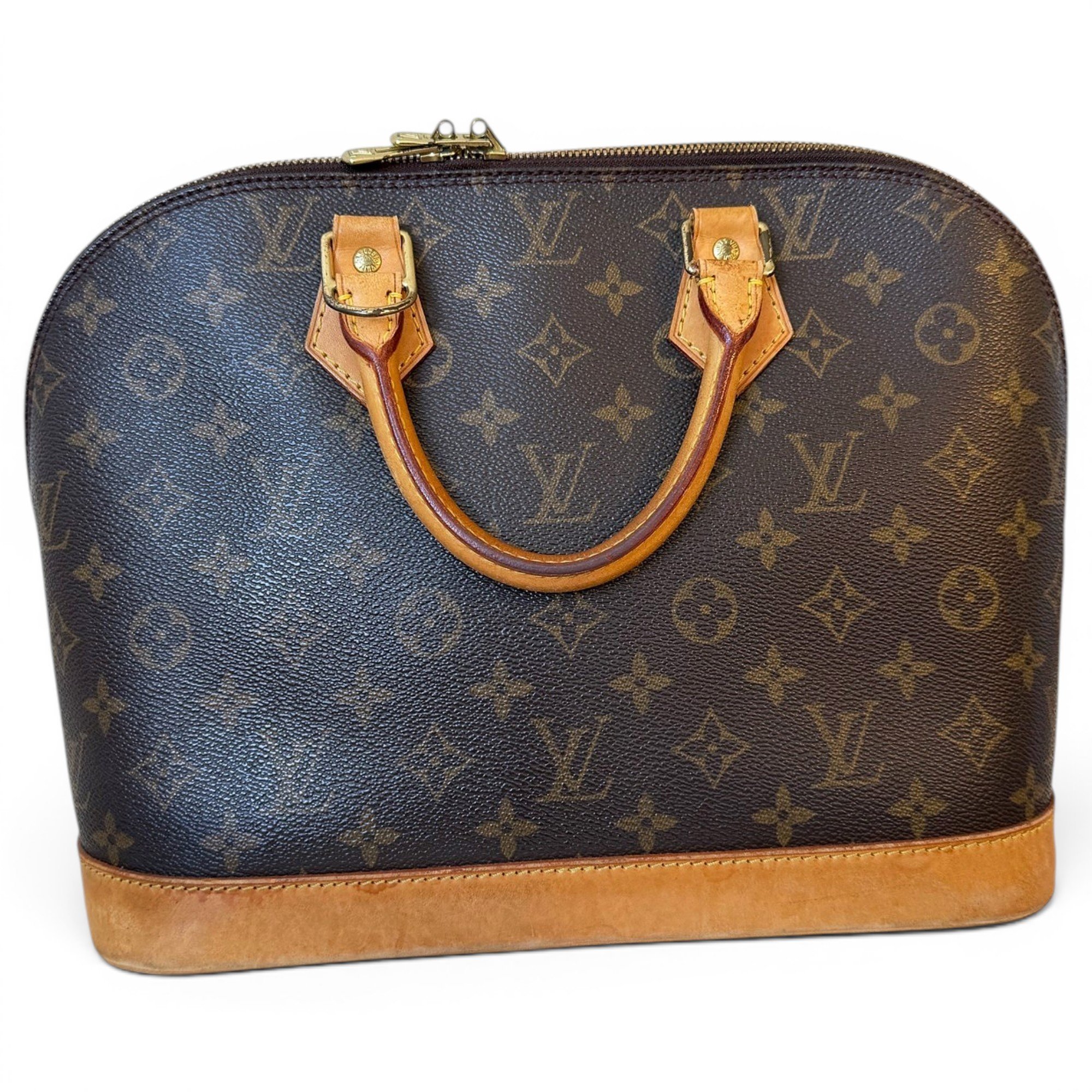Alma leather handbag