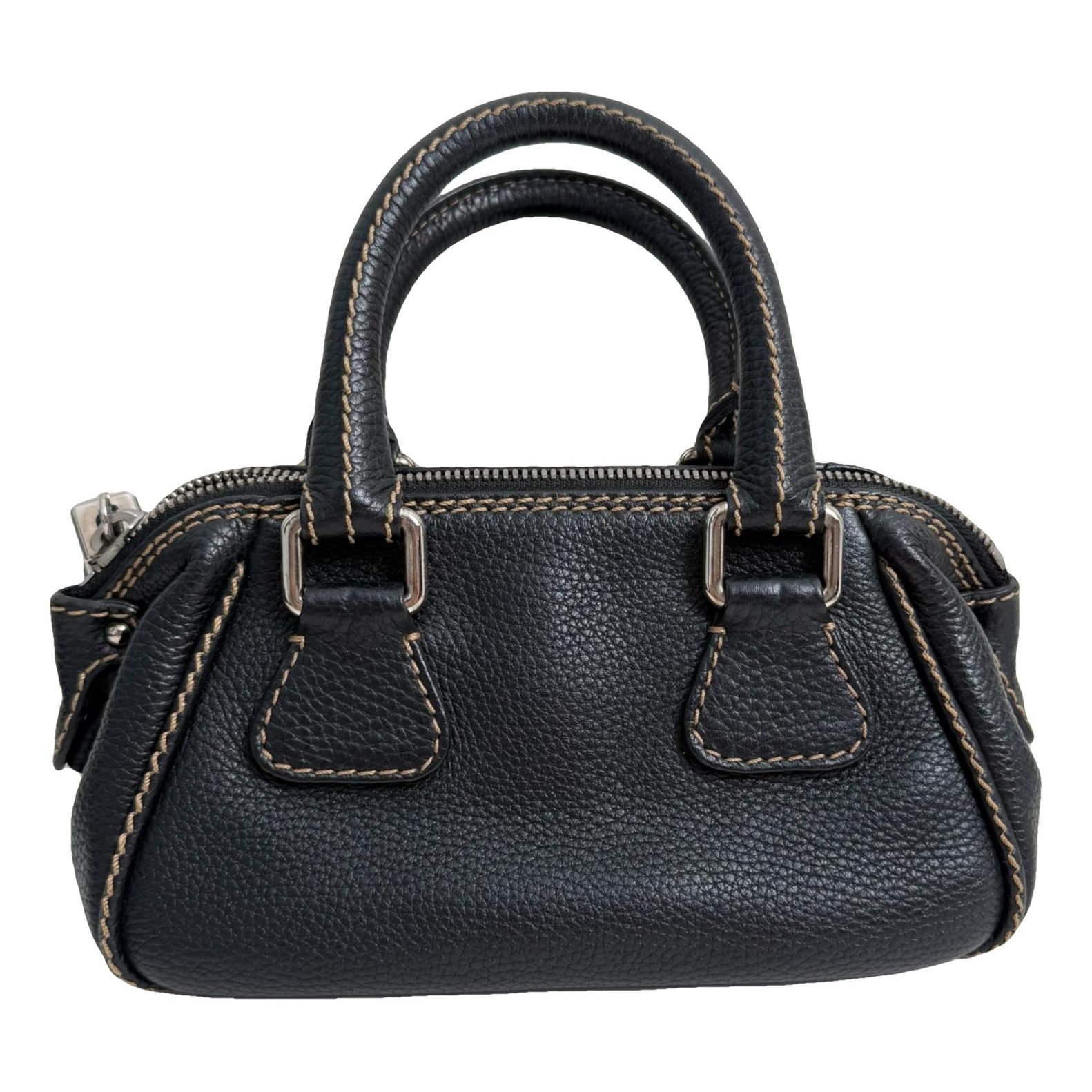 Leather handbag