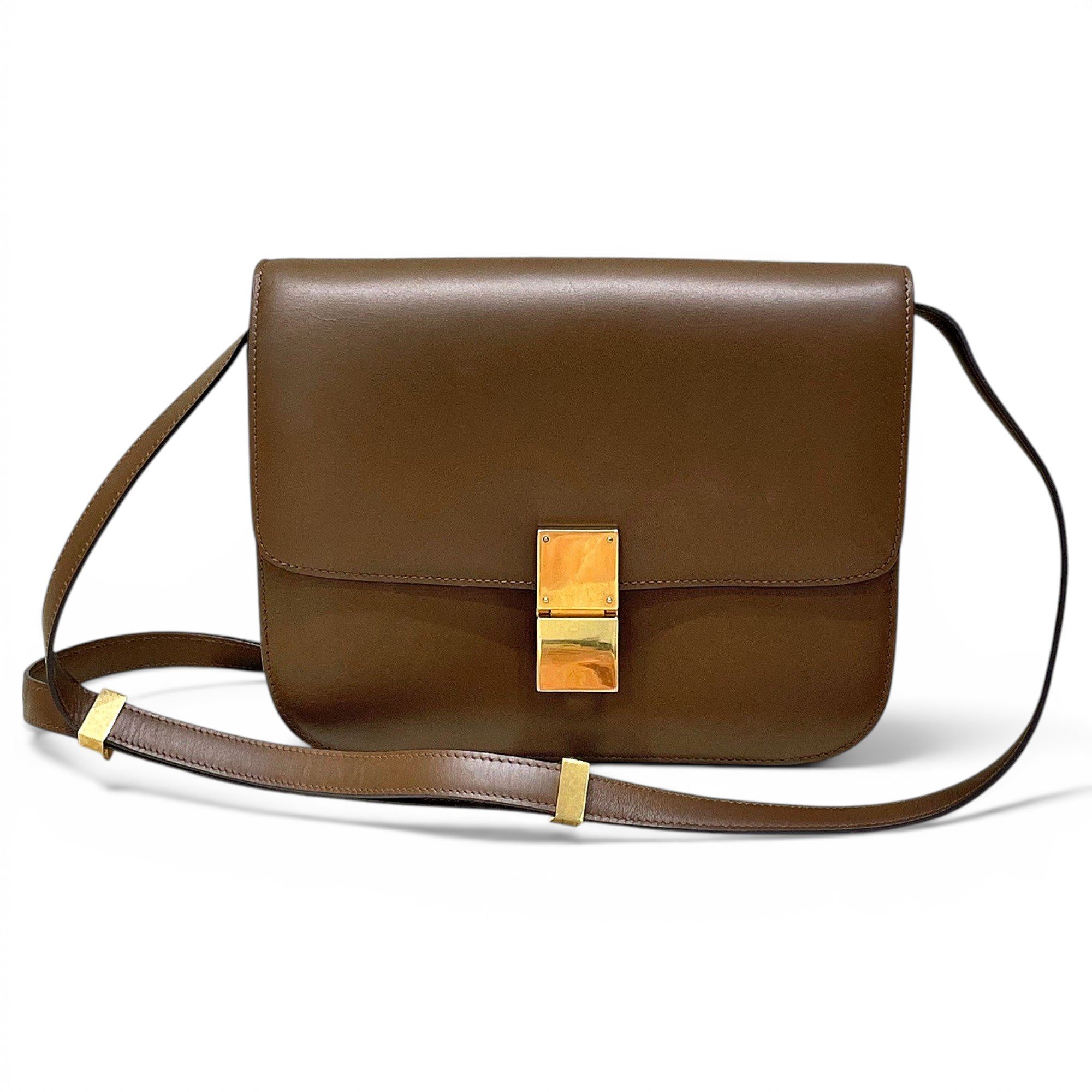 Classic leather handbag