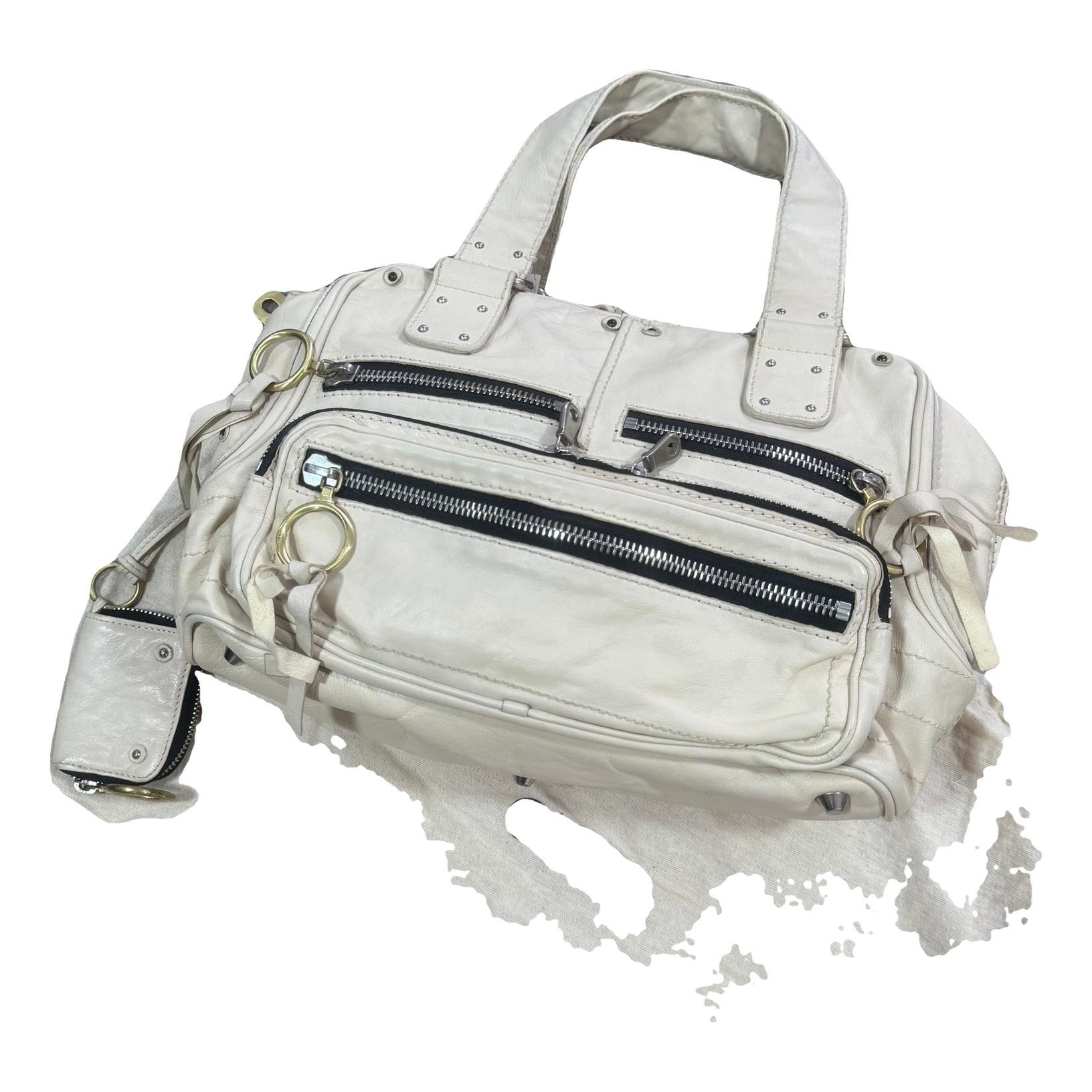 Leather handbag