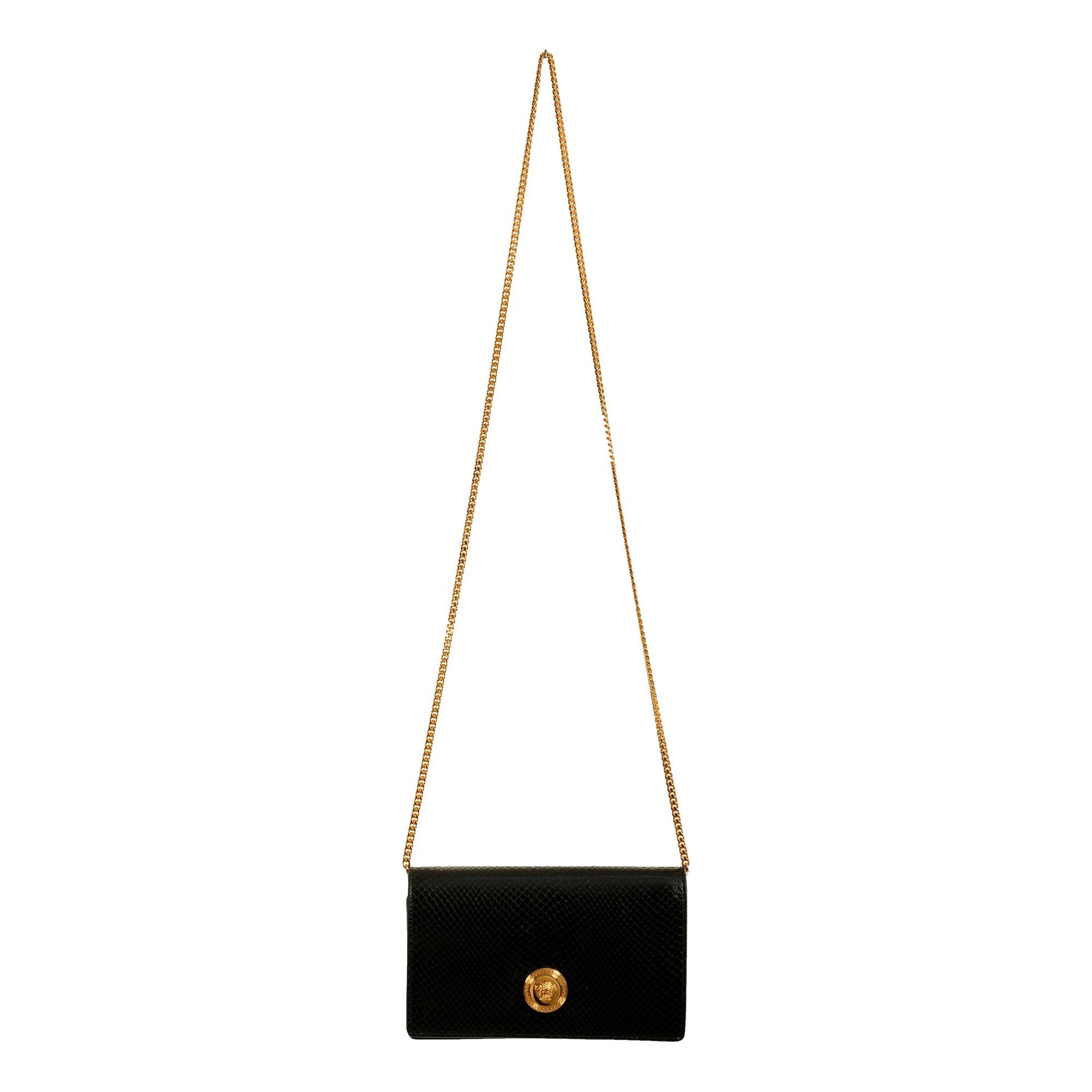 Versace La Medusa leather handbag