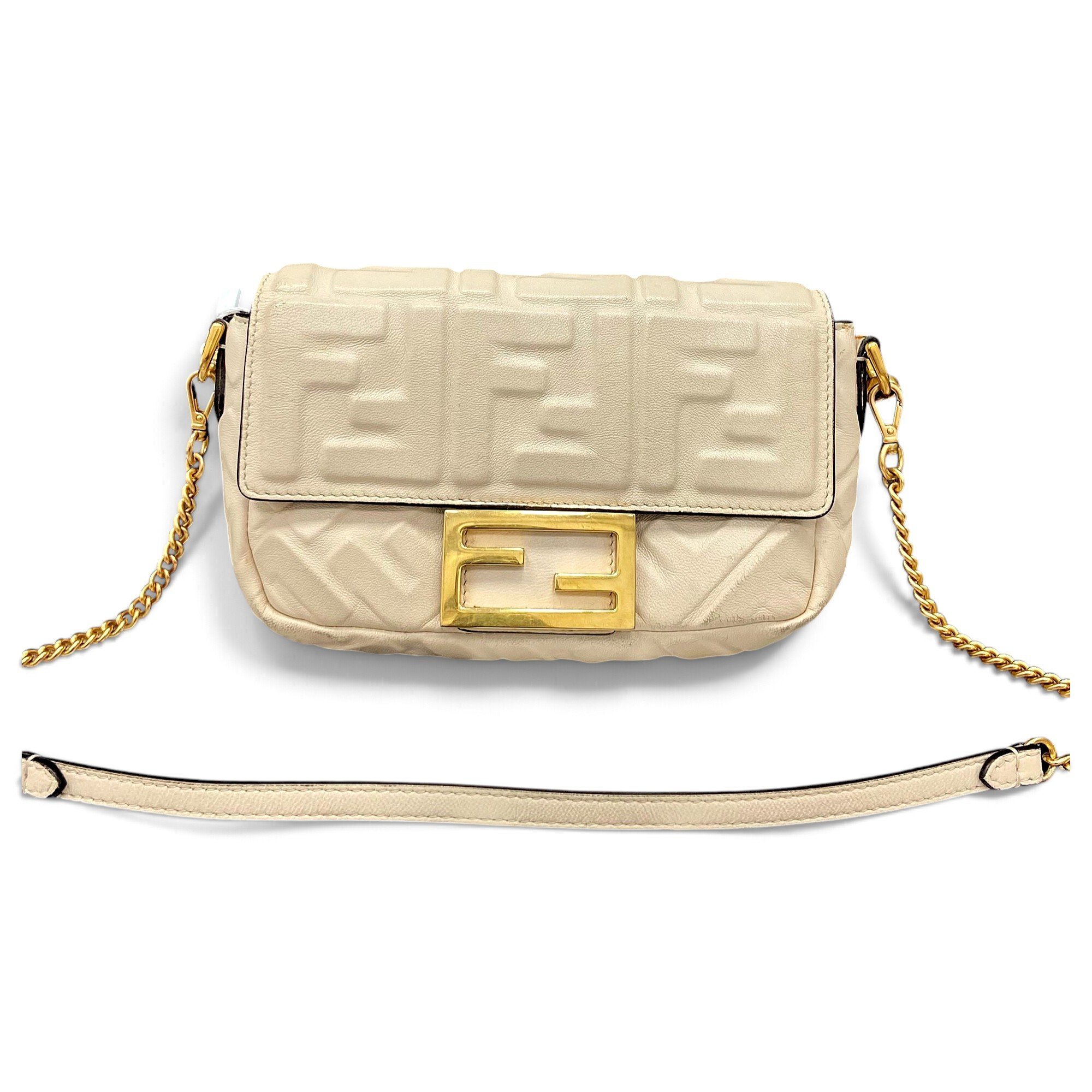 Baguette leather handbag