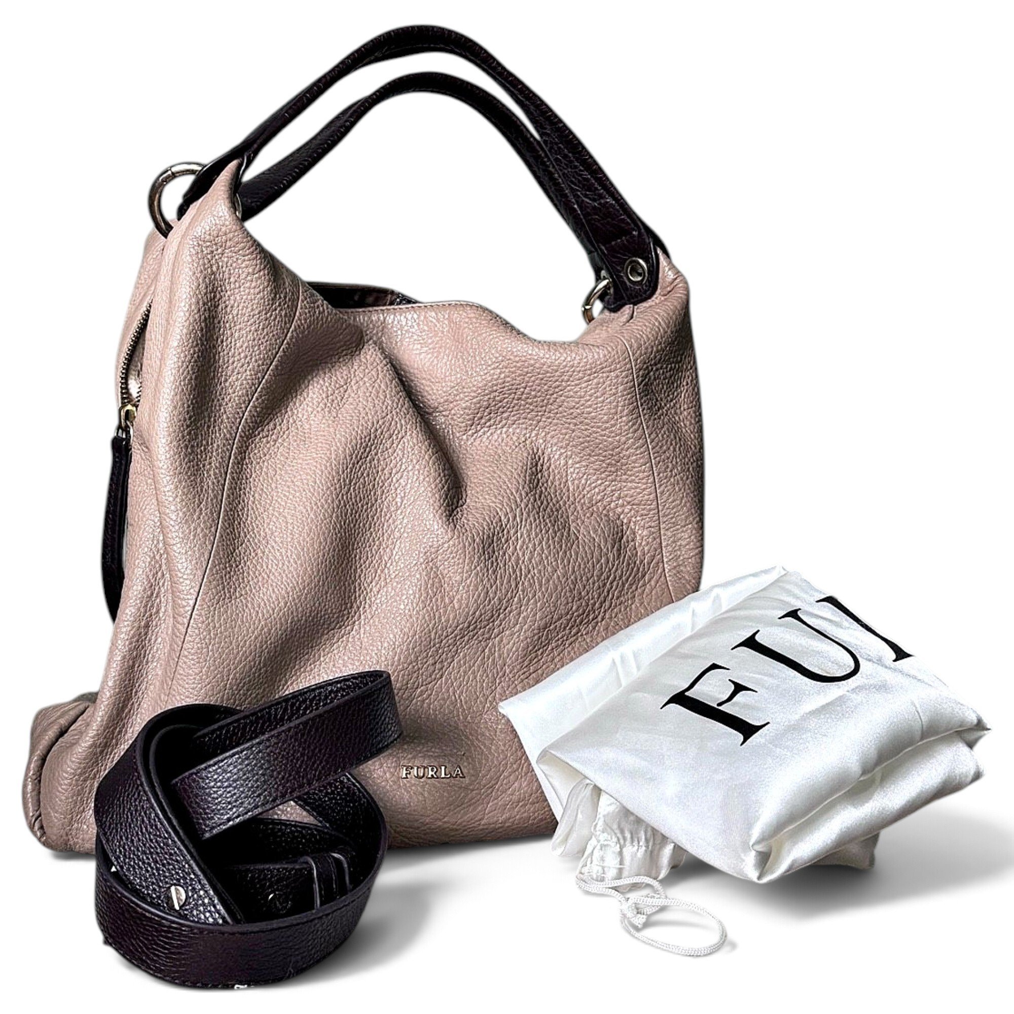 Leather handbag