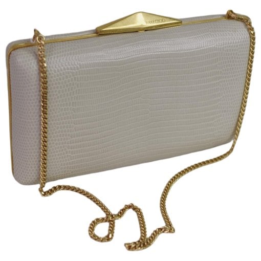 Leather clutch bag