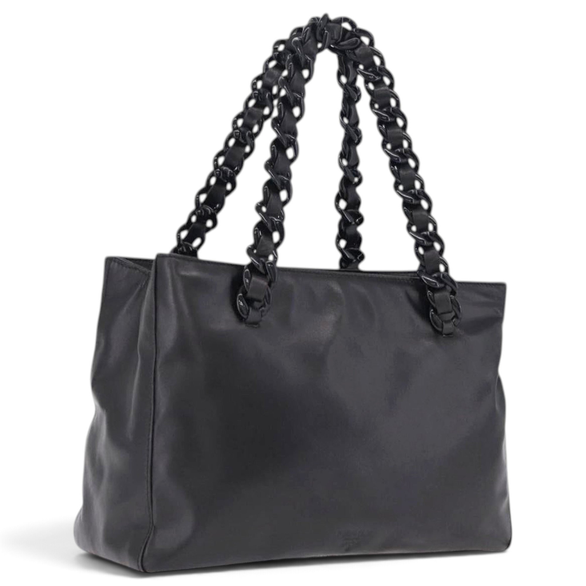 Leather tote
