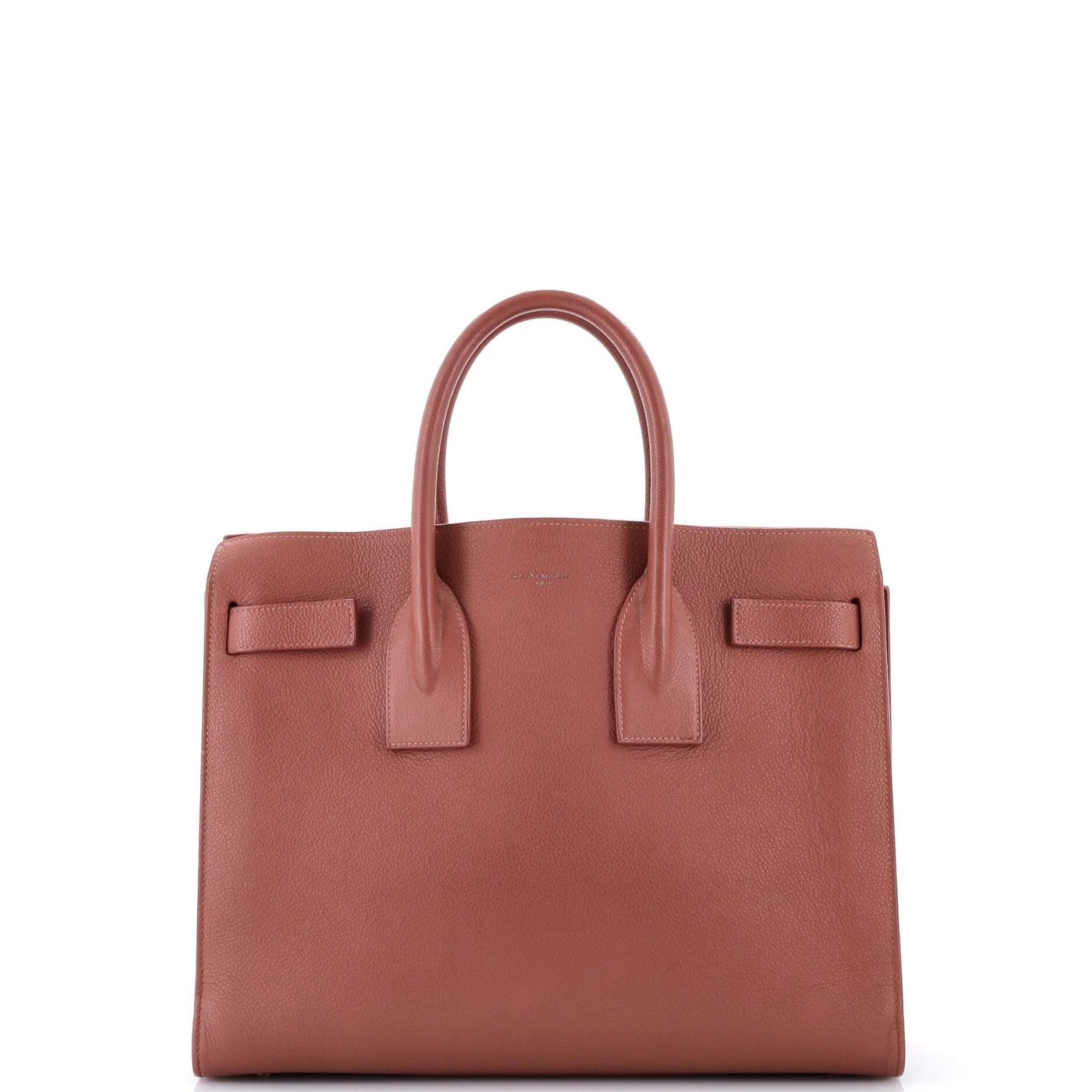 Leather tote