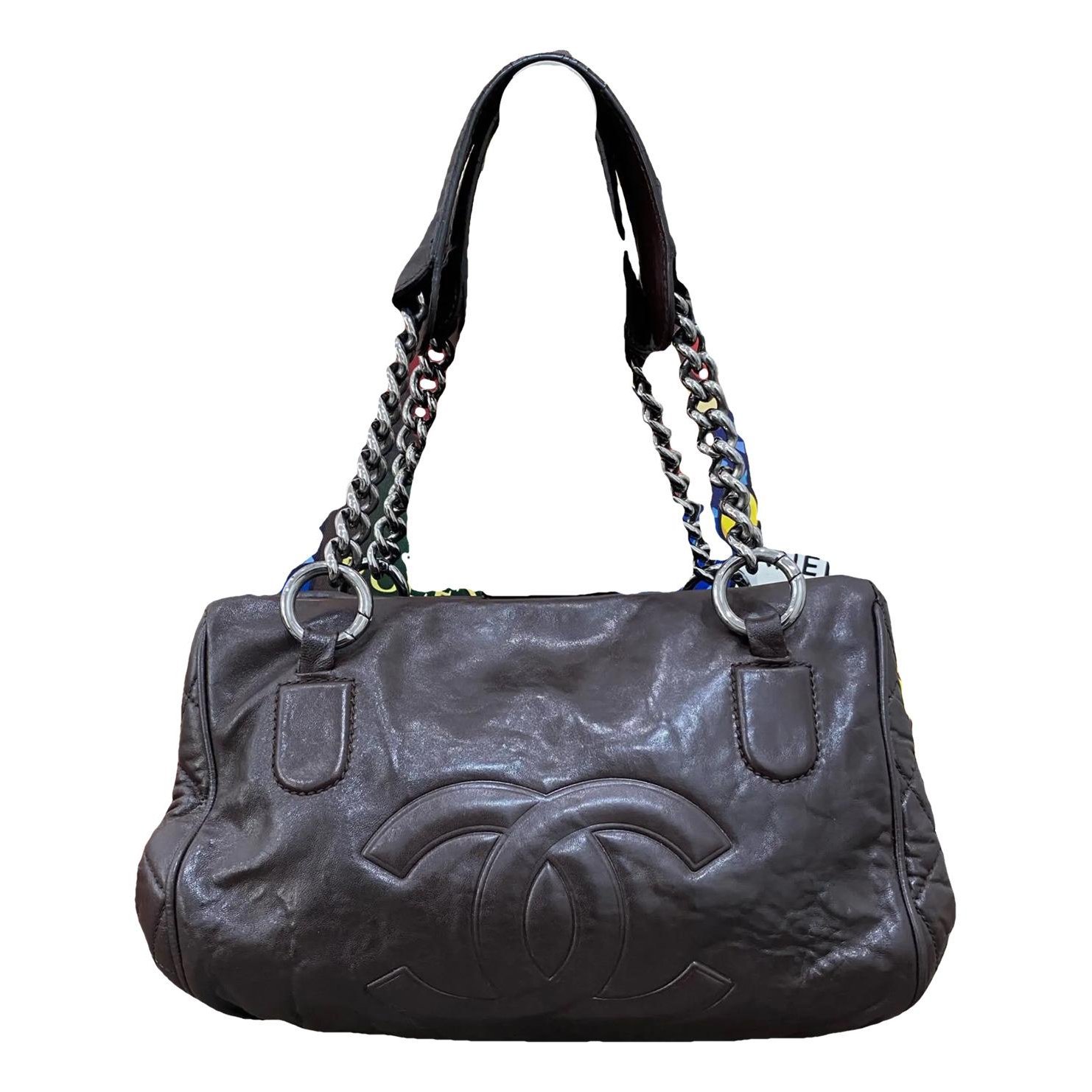 Grand shopping leather handbag
