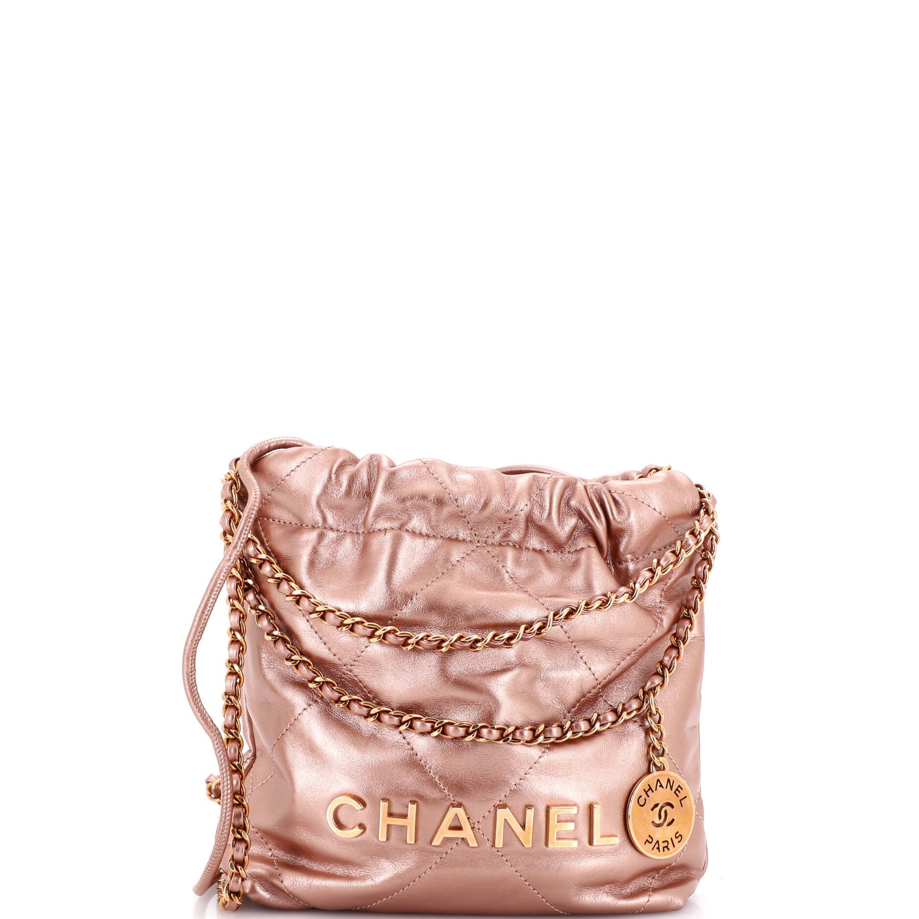 22 Chain Hobo Quilted Calfskin Mini