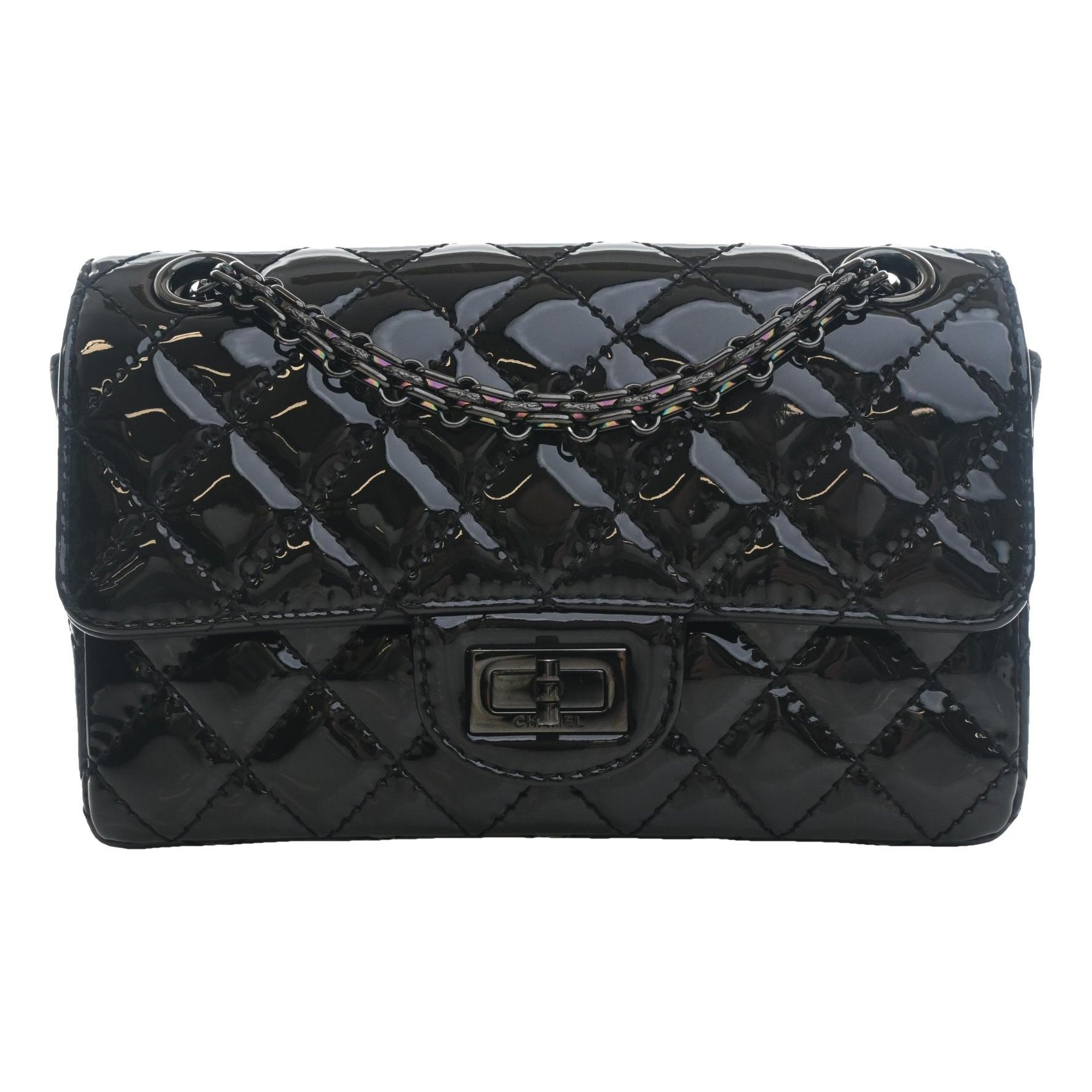 Patent leather crossbody bag