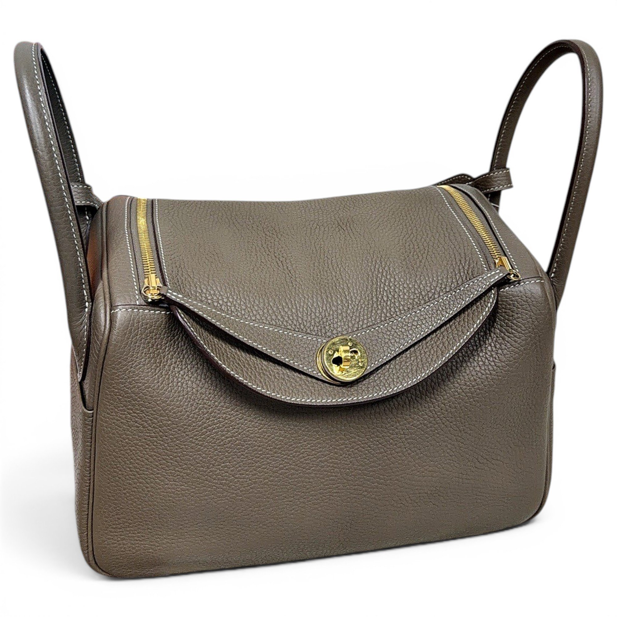 Lindy leather handbag
