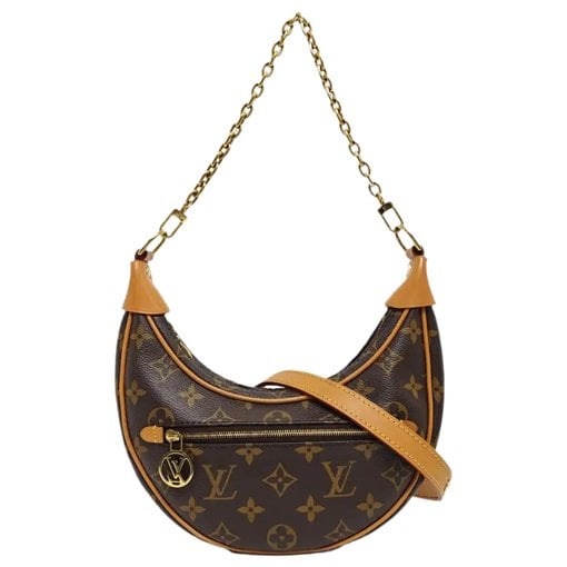 Loop leather crossbody bag