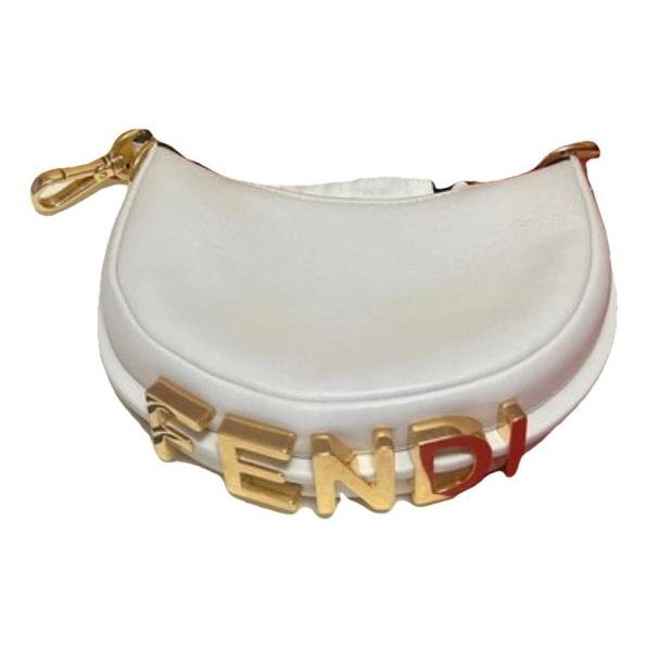 Fendigraphy leather handbag