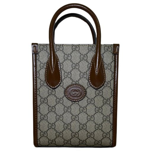 Leather tote